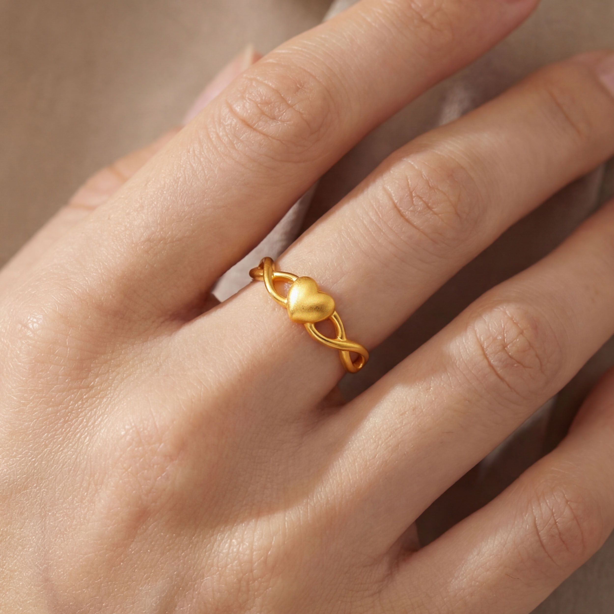 Heartwave Gold Ring alternate view 3