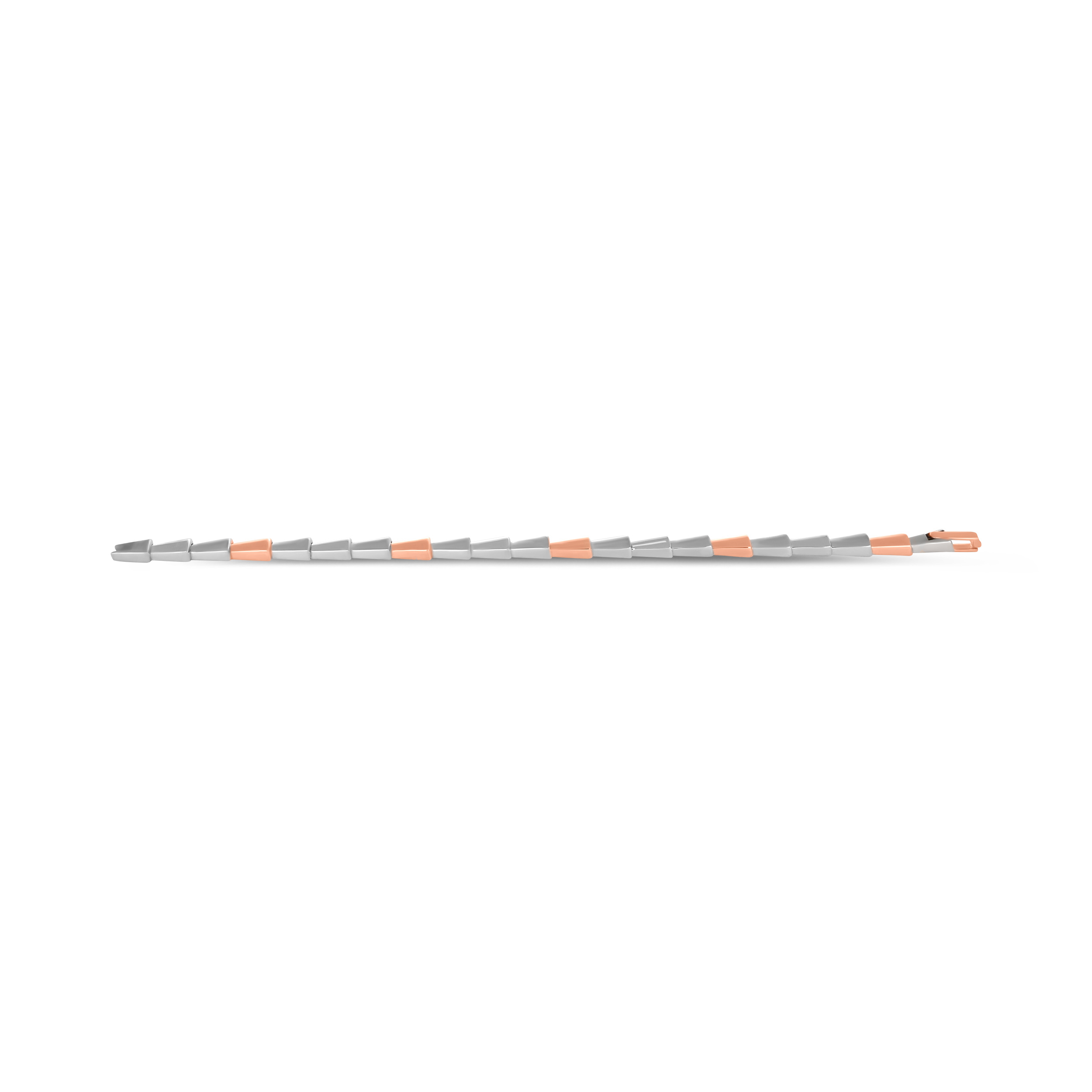 Modern Spire Men's Platinum Wristlet - Senco Gold and Diamonds