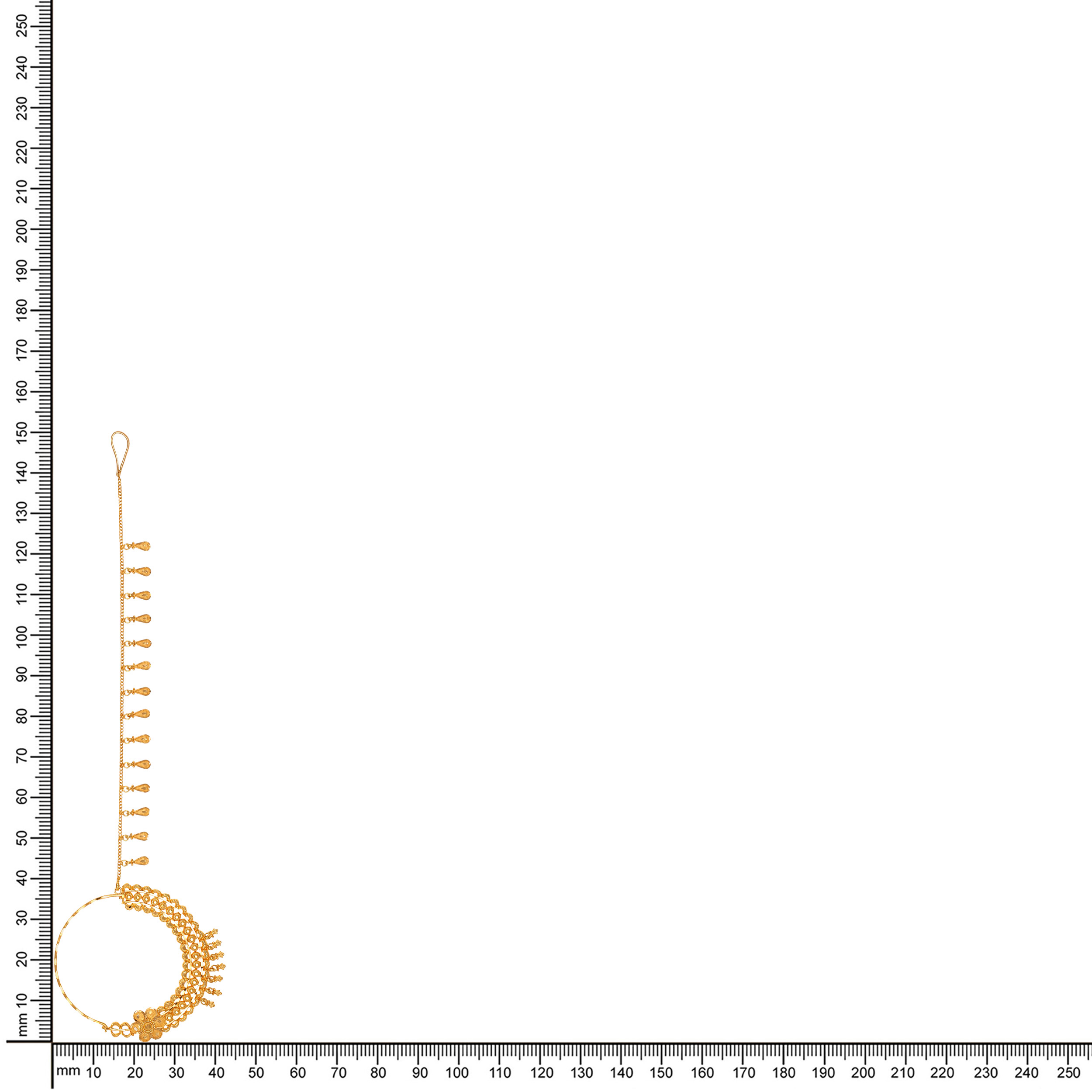 22K Yellow Gold Nath-GNT-D000734399 - Senco Gold and Diamonds