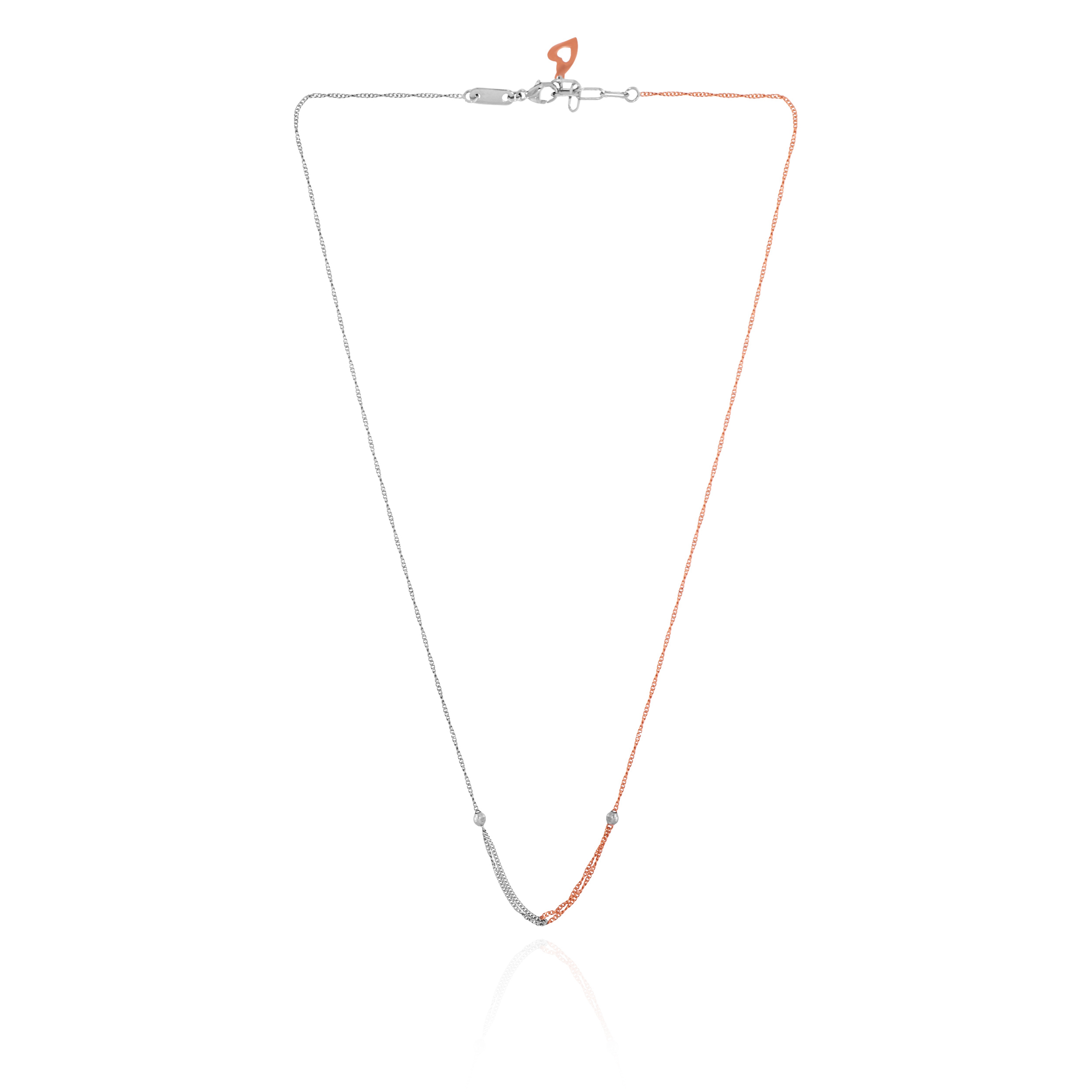 PlushArc Dual Platinum Chain - Senco Gold and Diamonds