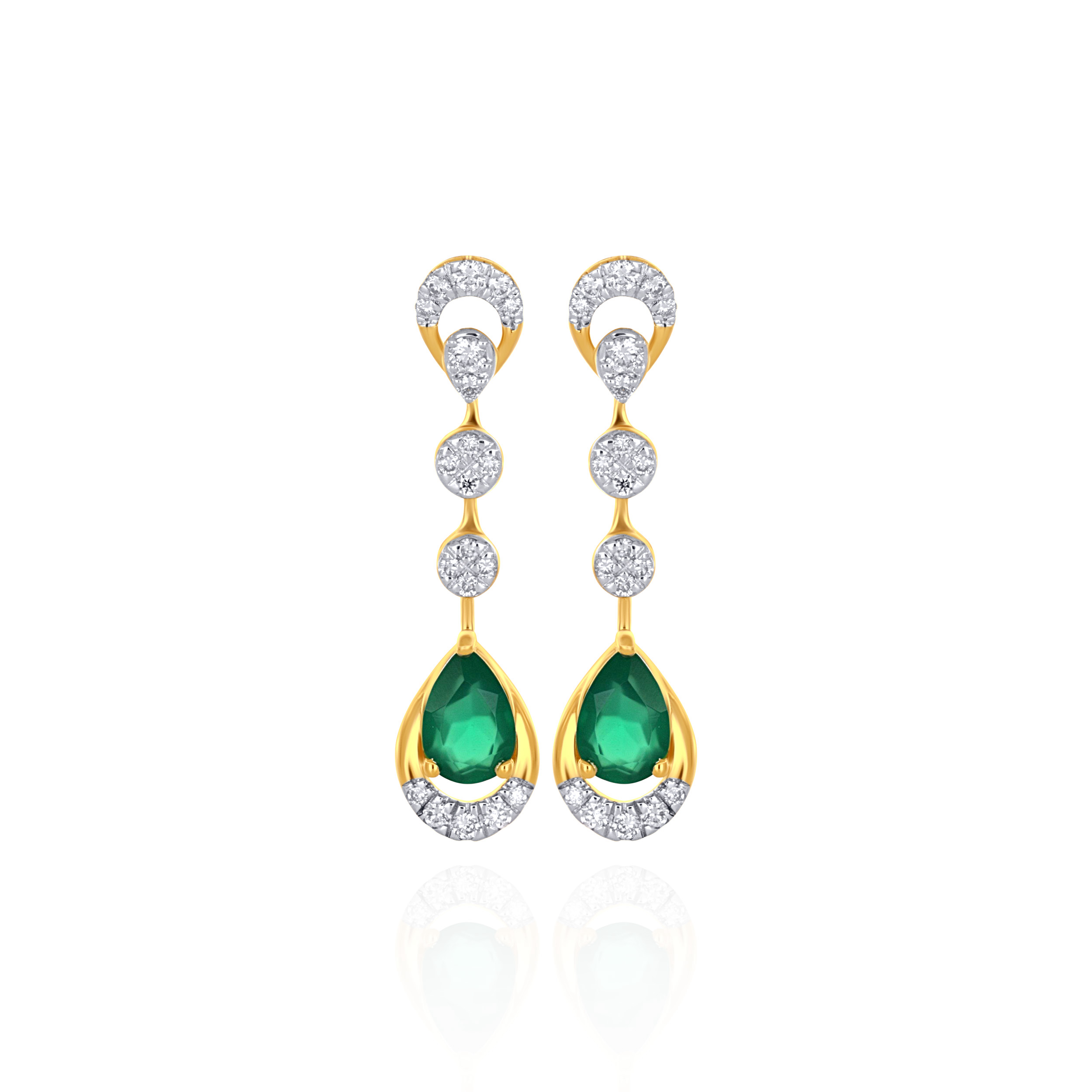Aureline Charm Diamond Earrings - Senco Gold and Diamonds