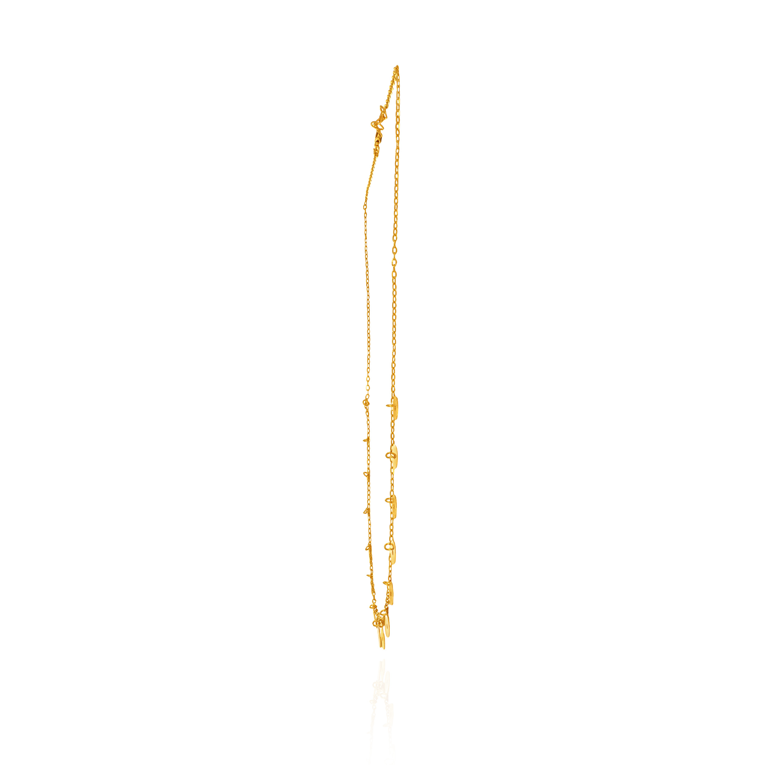 Twilight Discs Gold Chain - Senco Gold and Diamonds