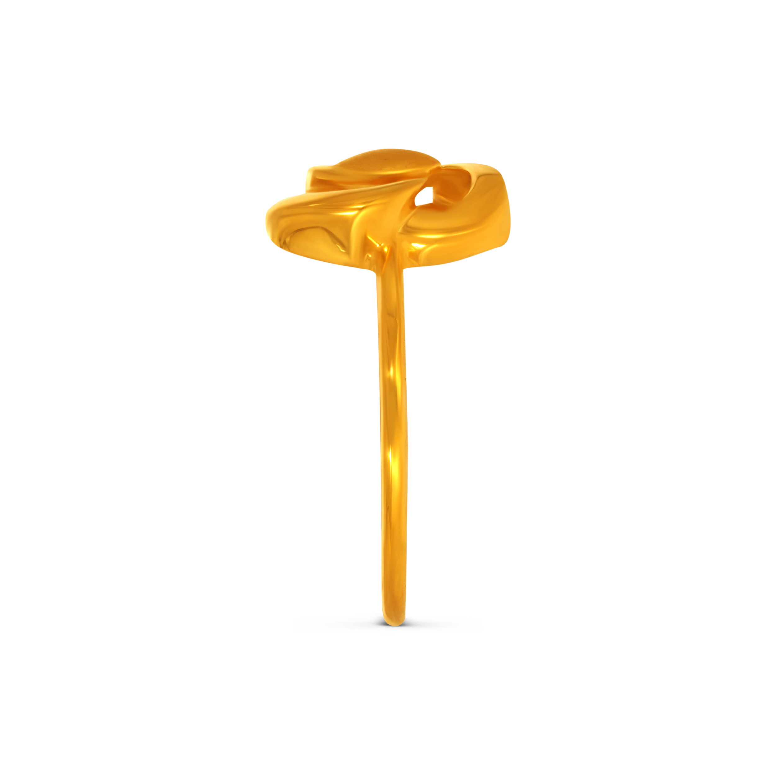  Floral Silhouette Gold Ring - Senco Gold and Diamonds