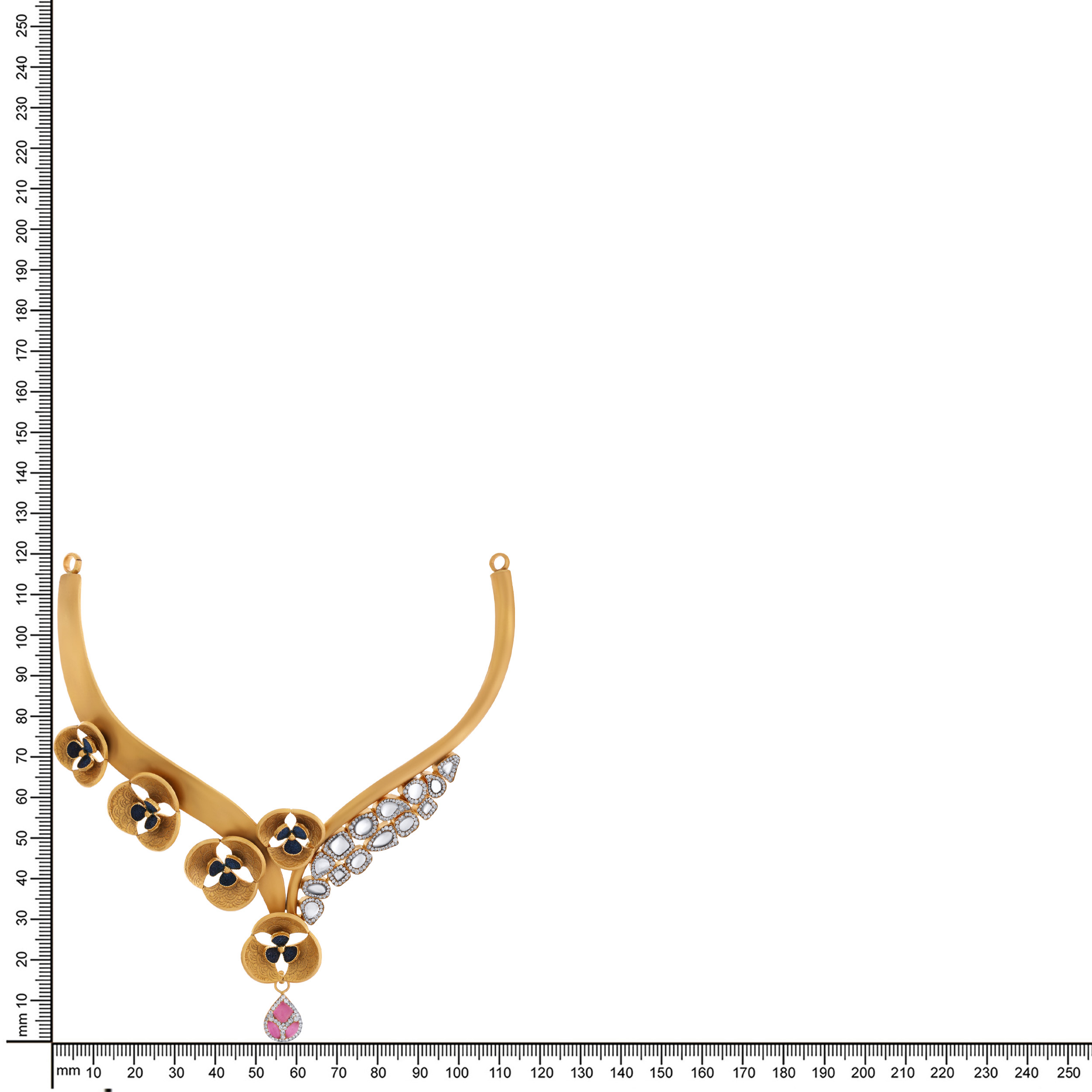 22K Yellow Gold Necklace-GN-D000760628 - Senco Gold and Diamonds