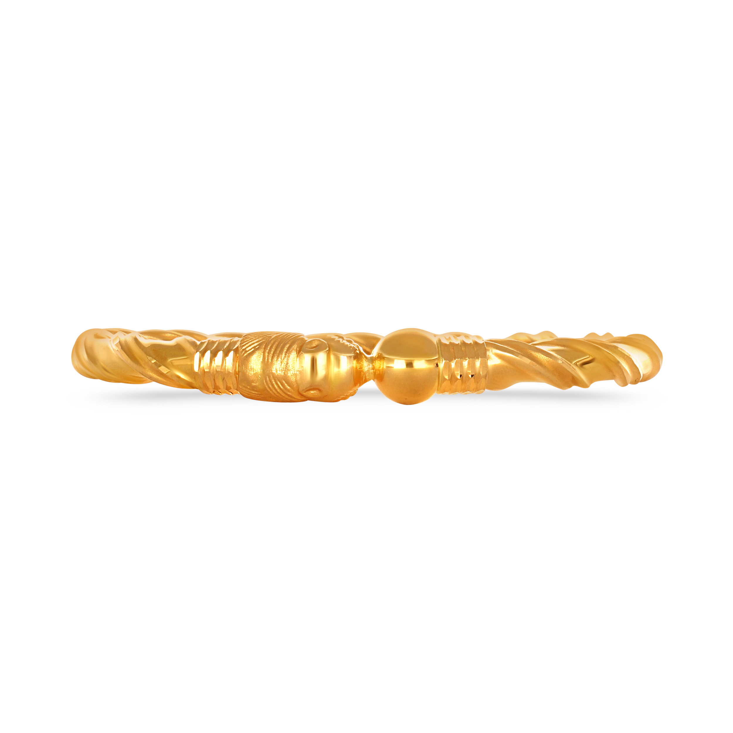 Timeless Traditions Twisted Gold Bangle - Senco Gold and Diamonds