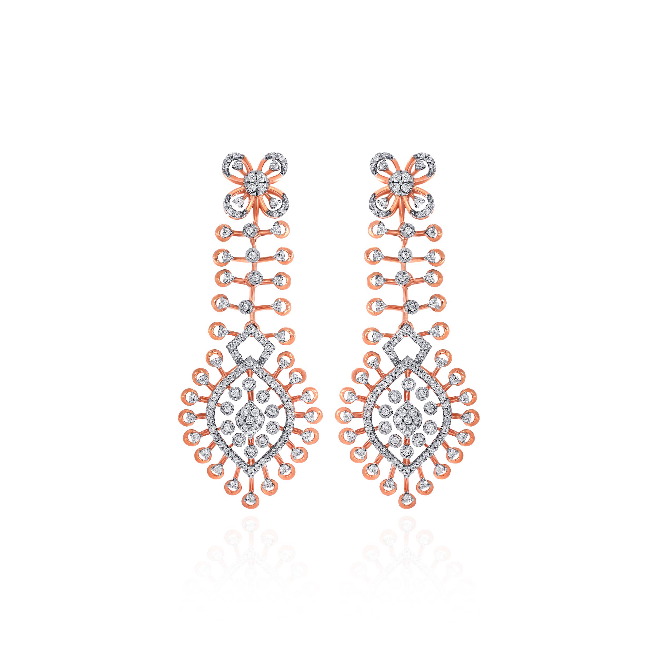 Symphony of Starlight Diamond Earrings - Senco Gold and Diamonds