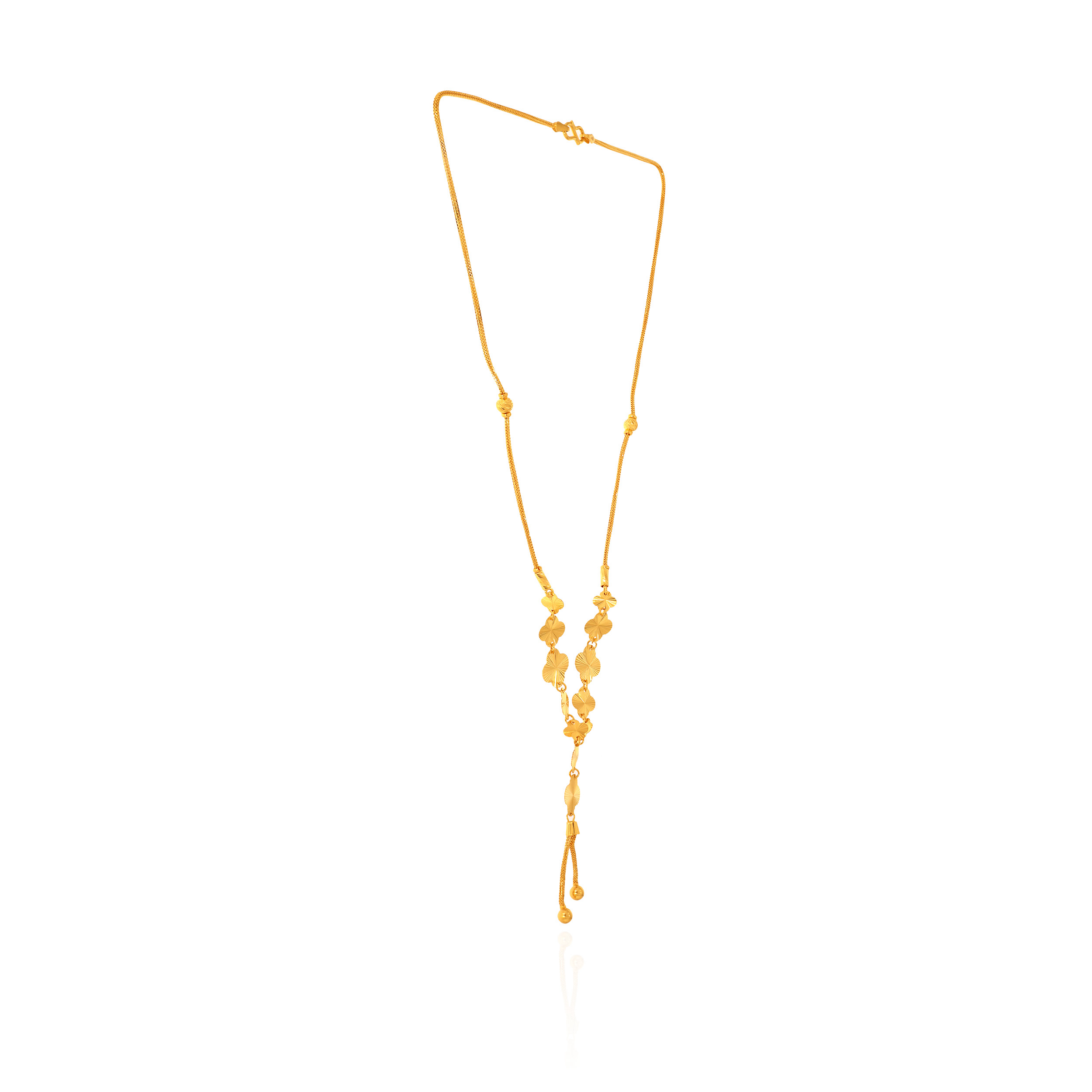 Radiant Flowerfall Gold Chain
 - Senco Gold and Diamonds