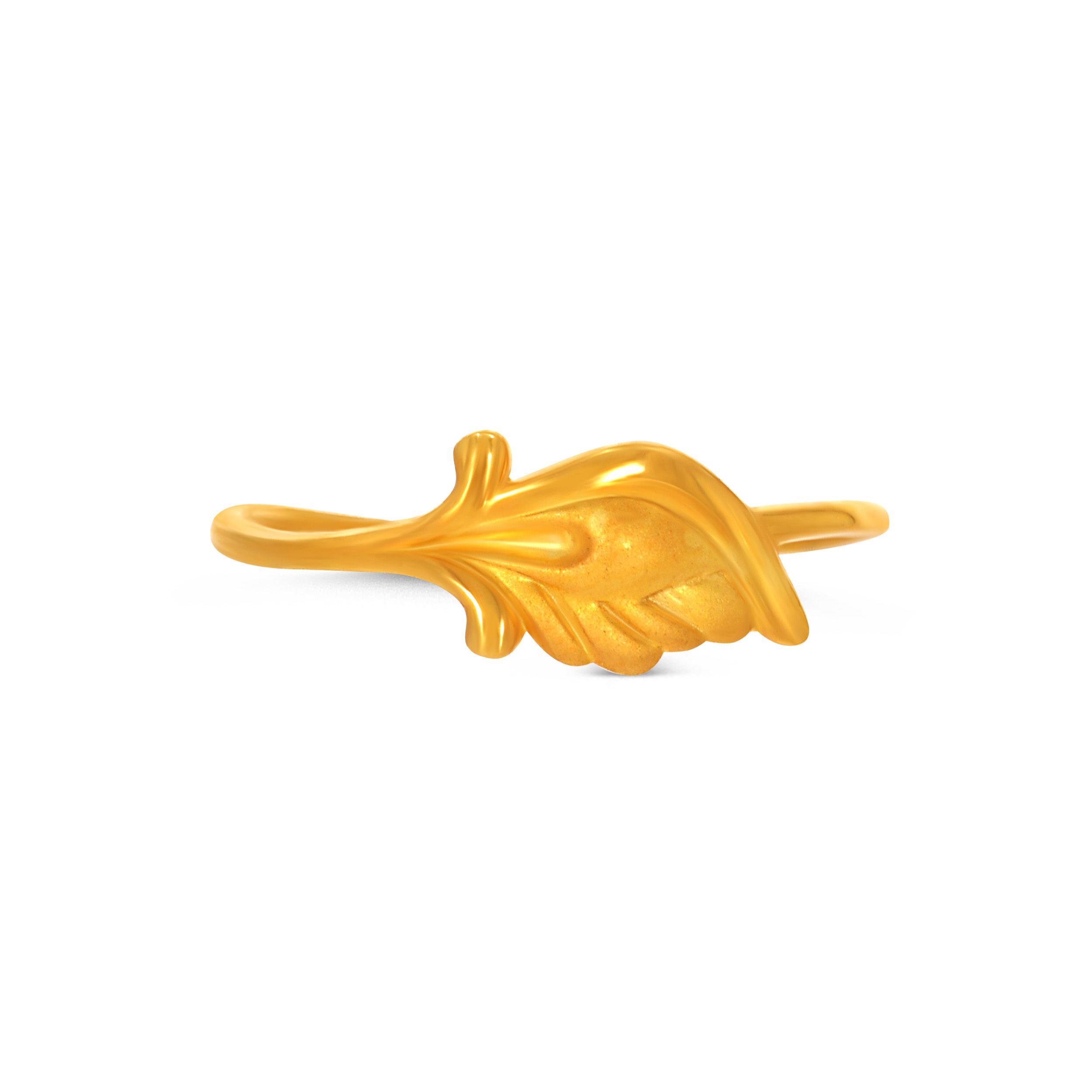 Featherleaf Gold Ring alternate view 1