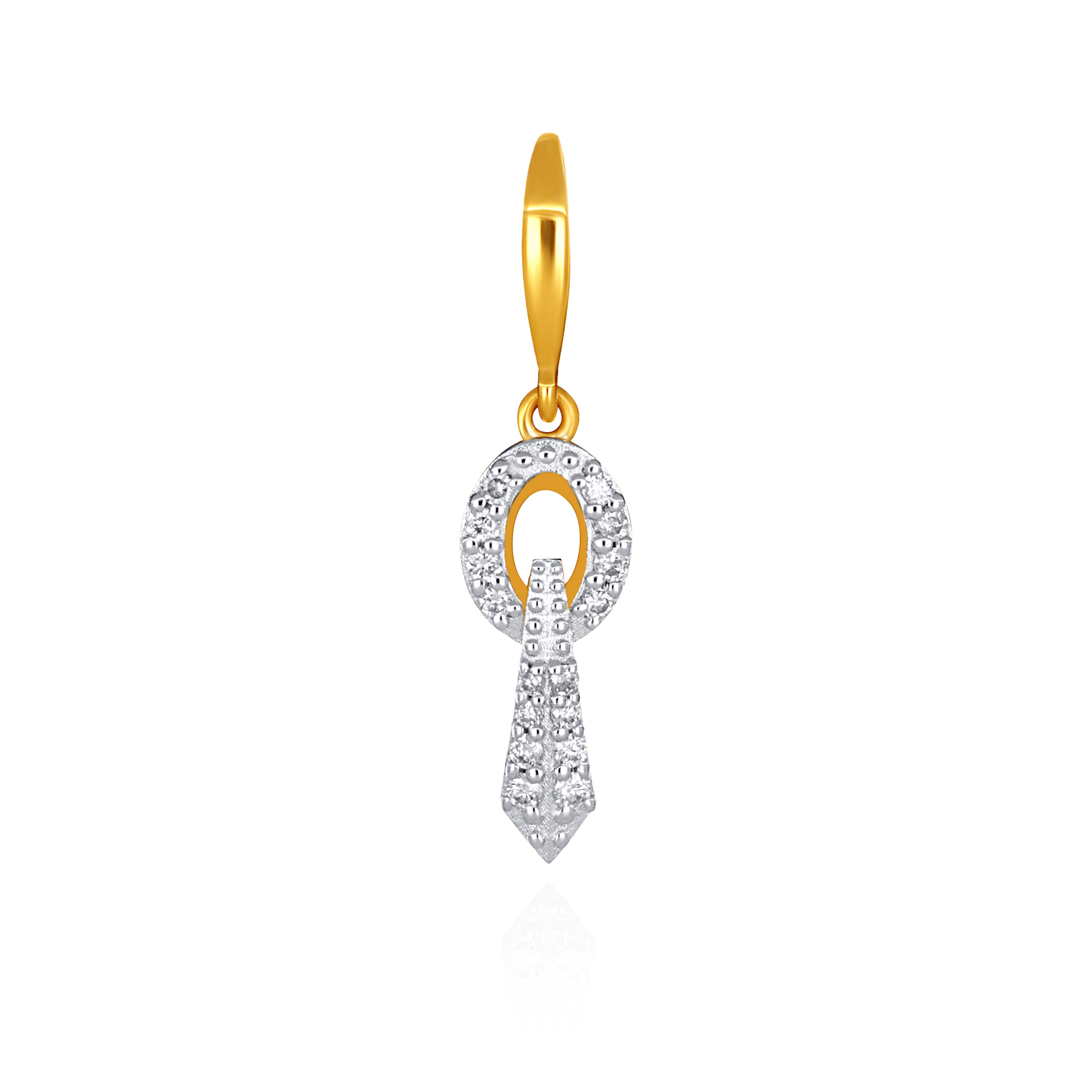 Keyhole Elegance Diamond Pendant - Senco Gold and Diamonds