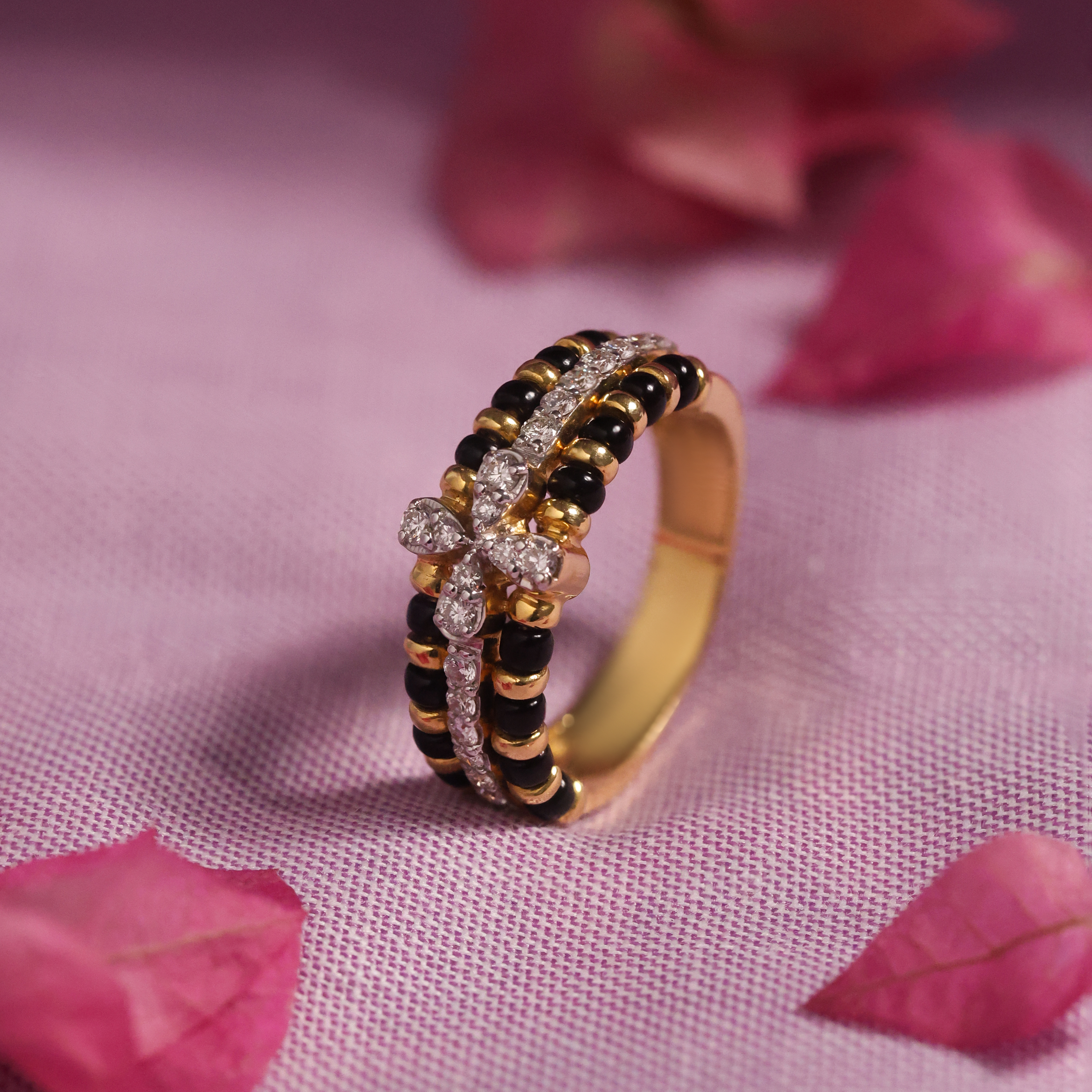 Secured Bloom Diamond Ring - Senco Gold and Diamonds