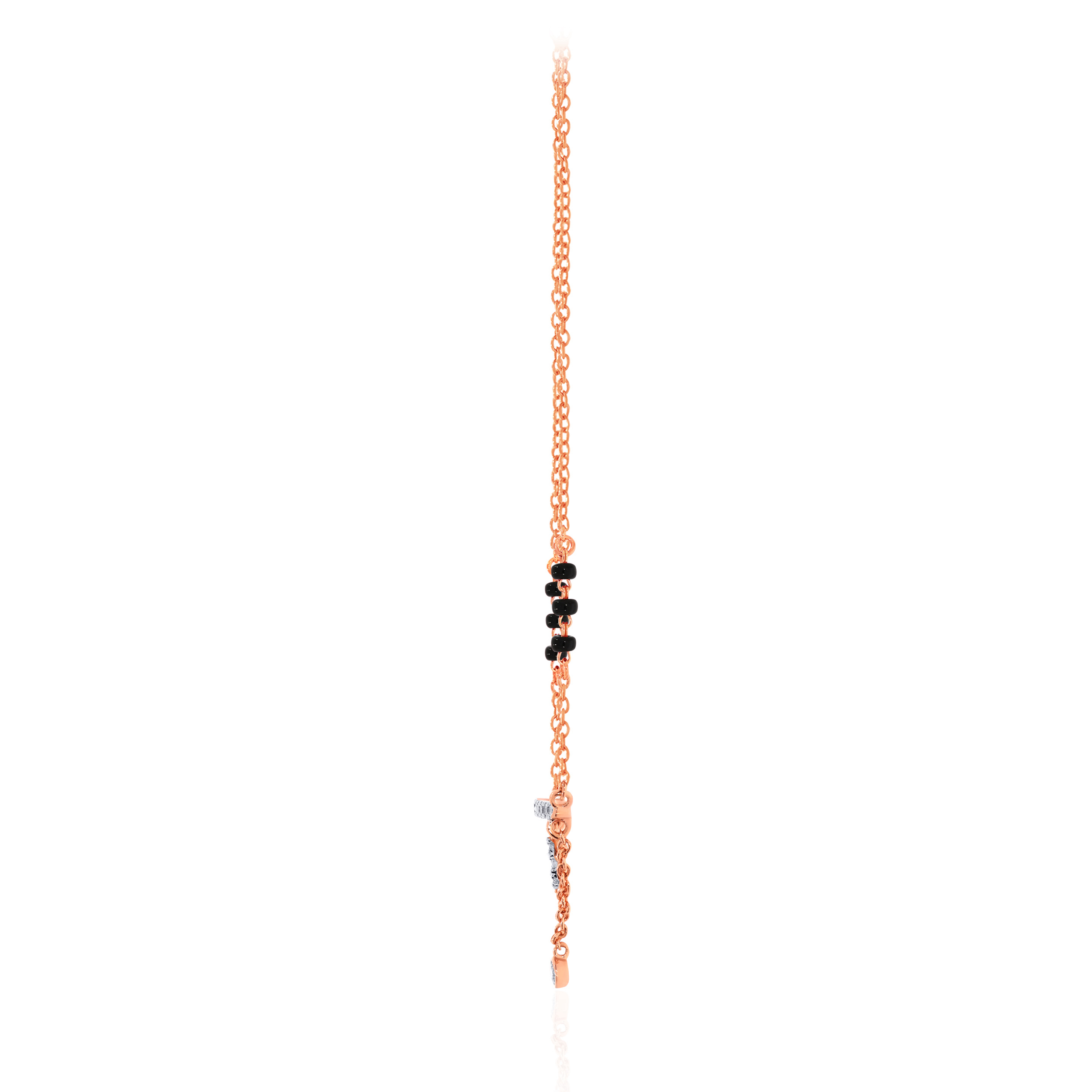 Festive Swing Diamond Mangalsutra - Senco Gold and Diamonds