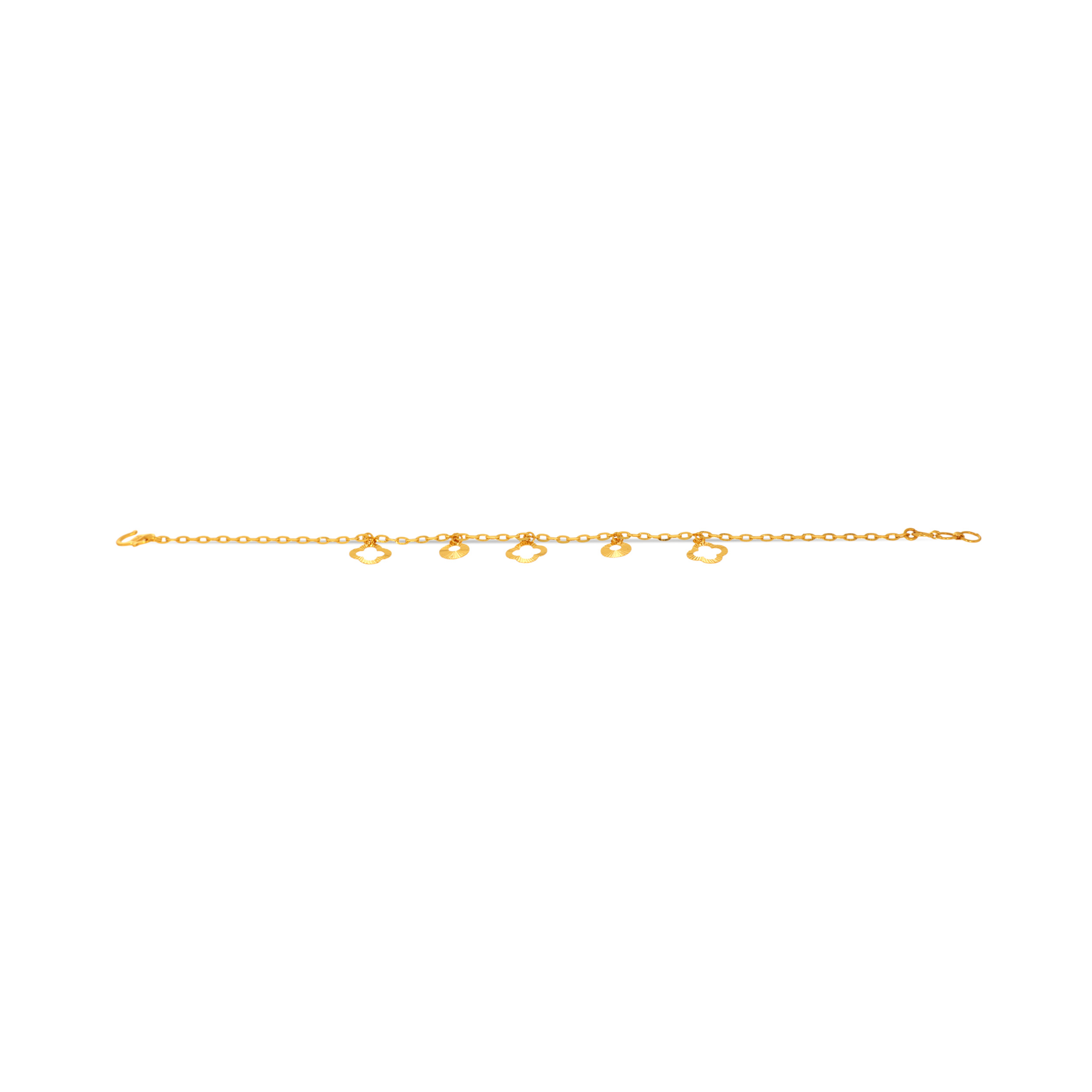 Chic Quatrefoil Gold Bracelet - Senco Gold and Diamonds