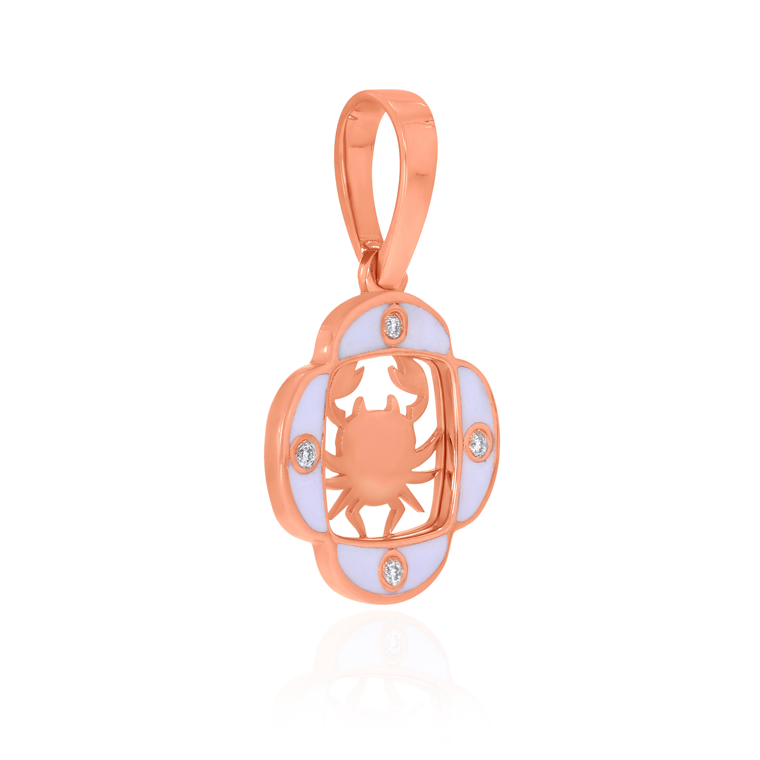 Cancer Moonlit Essence Diamond Pendant - Senco Gold and Diamonds