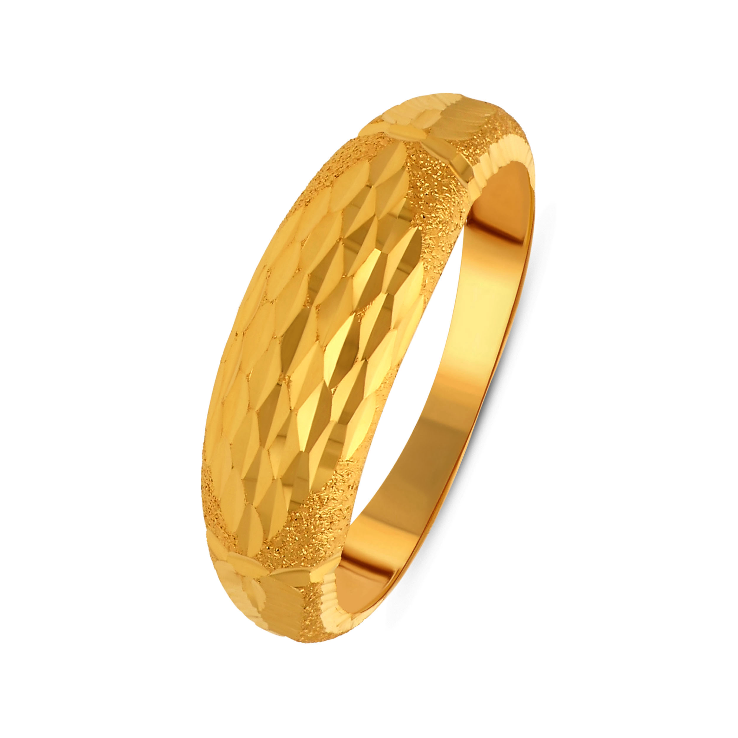 Opuline Facet Gold Ring - Senco Gold and Diamonds