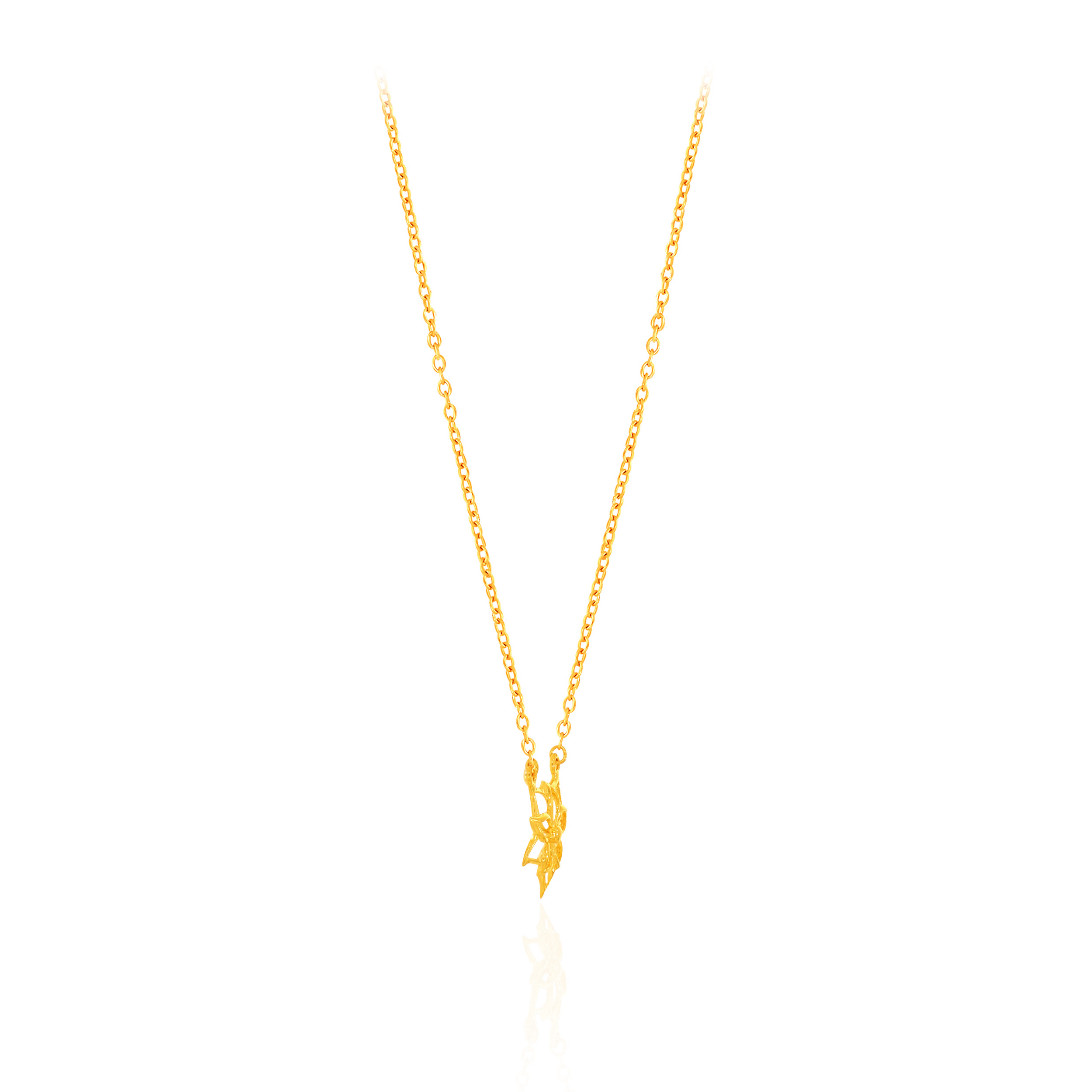 22K Yellow Gold Chain Pendant-GPN-D000777015 - Senco Gold and Diamonds