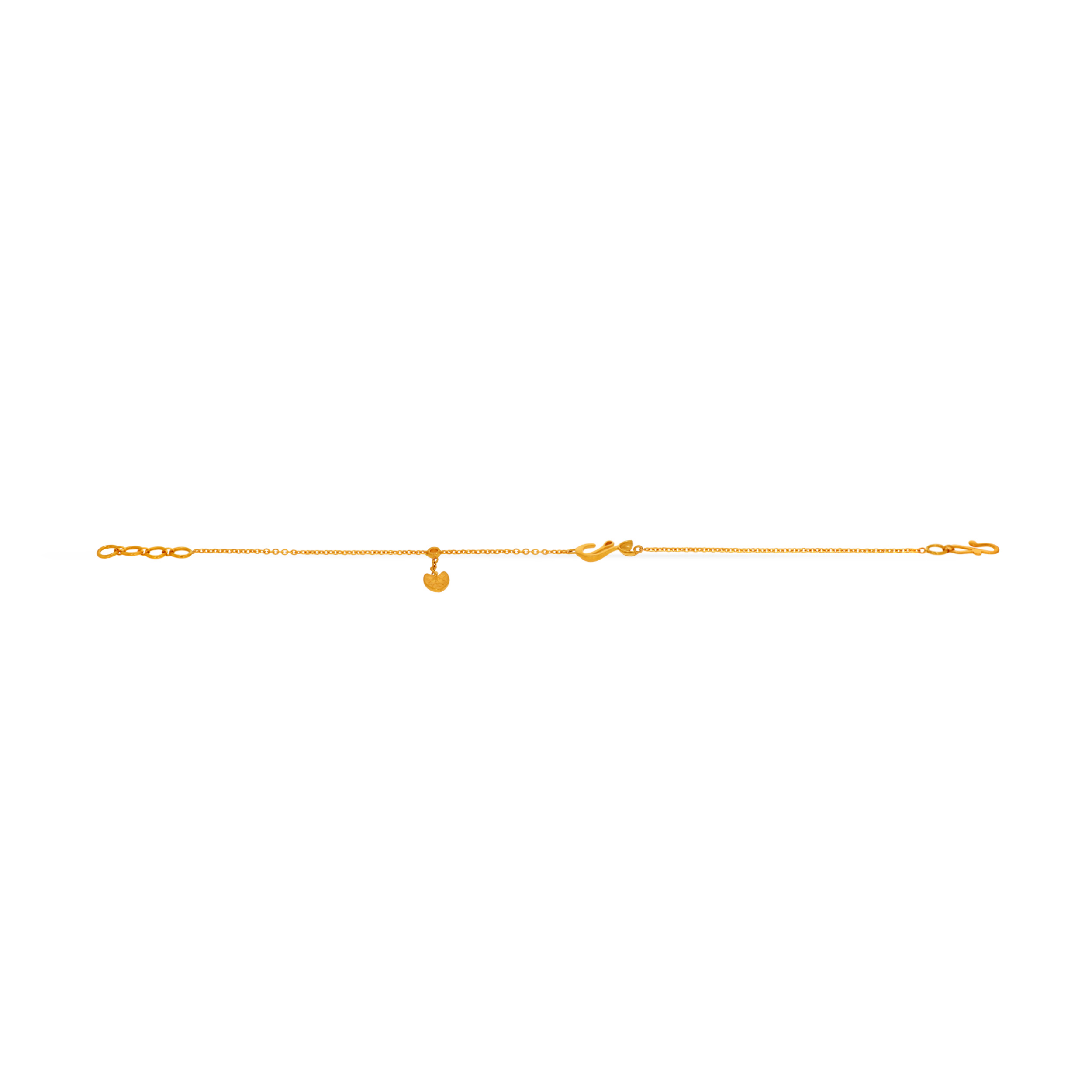 Artsy Lotus Gold Bracelet - Senco Gold and Diamonds