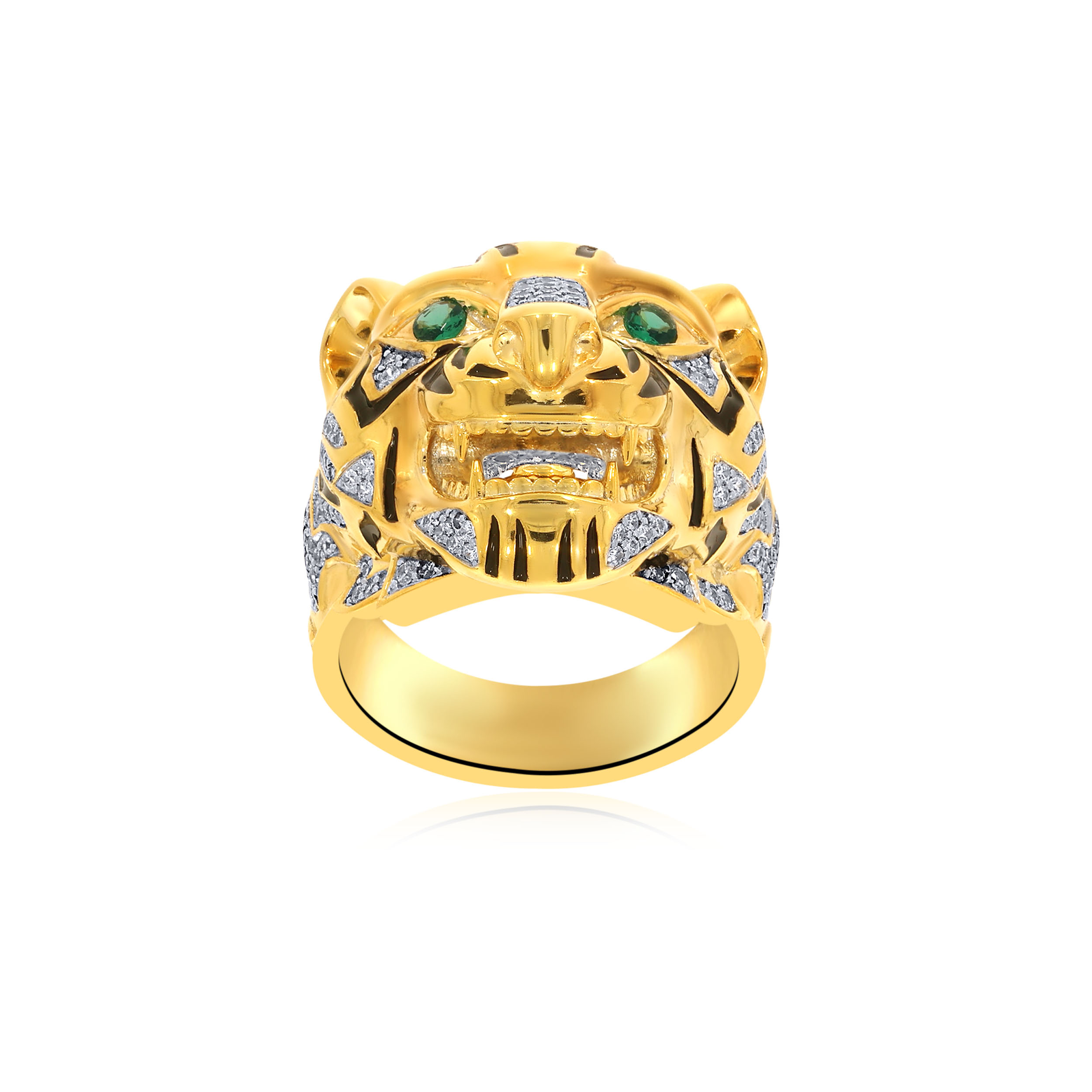 Roaring Triumph Men Diamond Ring - Senco Gold and Diamonds