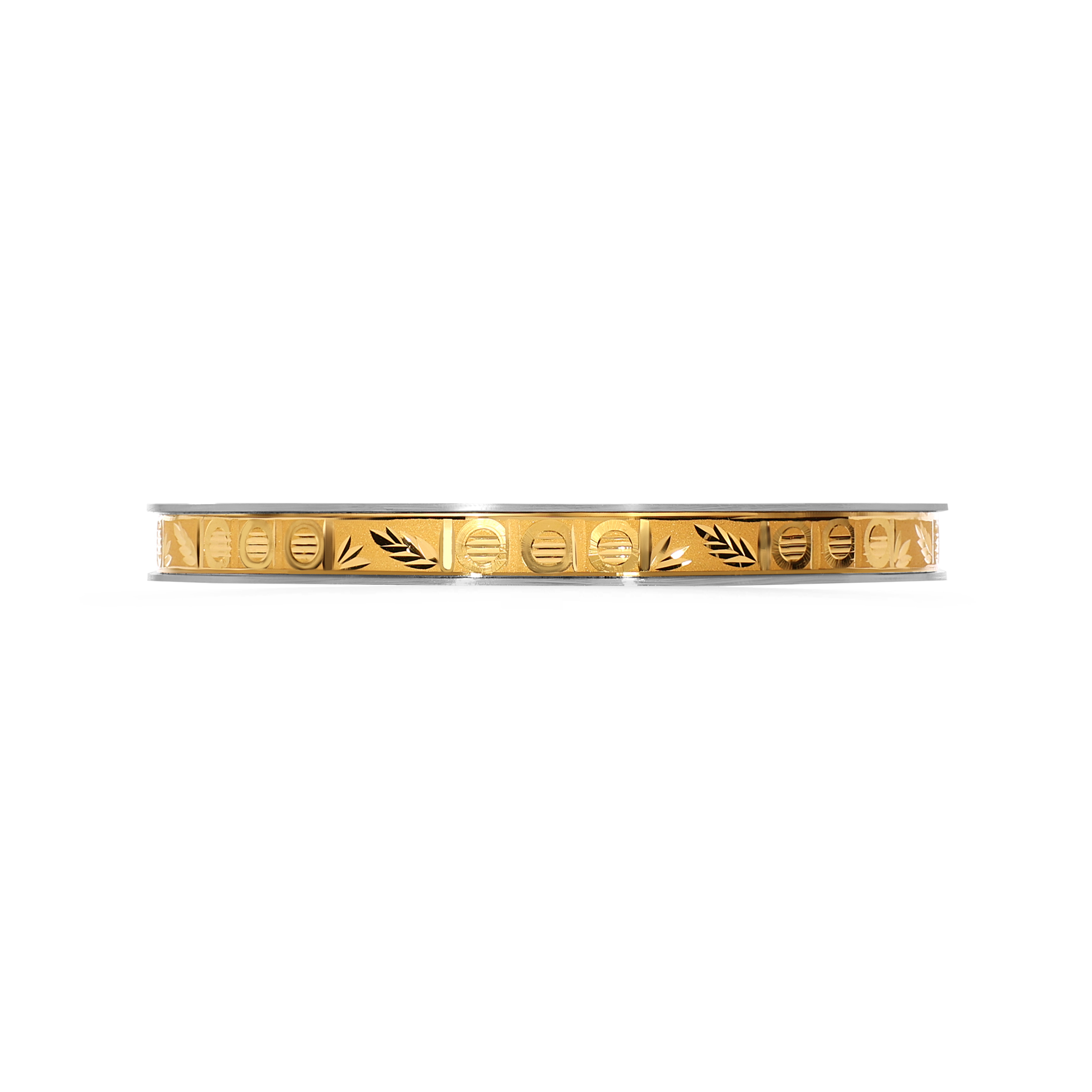 Heritage Channel Gold Noa Bangle - Senco Gold and Diamonds