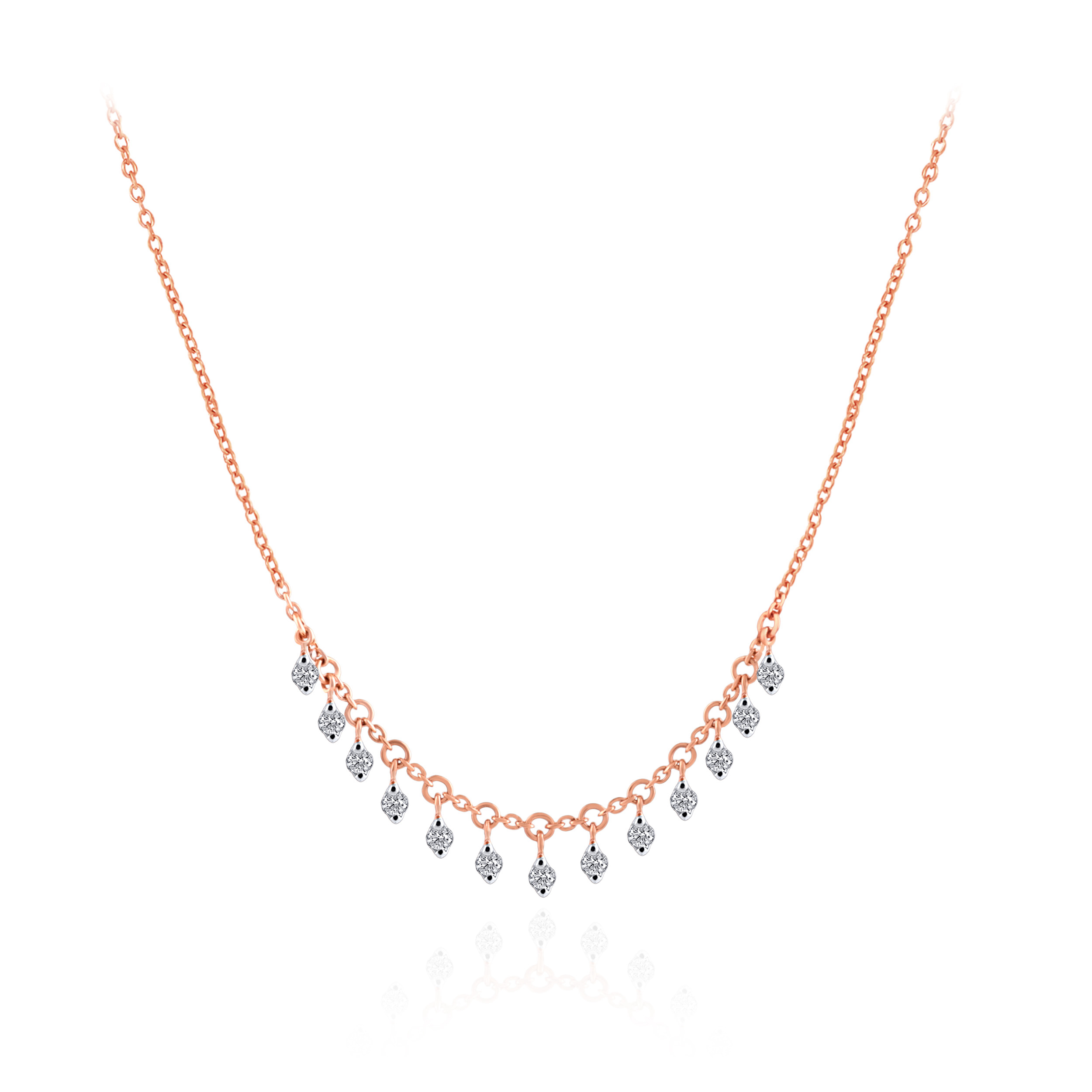 Dewdrop Daze Diamond Necklace - Senco Gold and Diamonds
