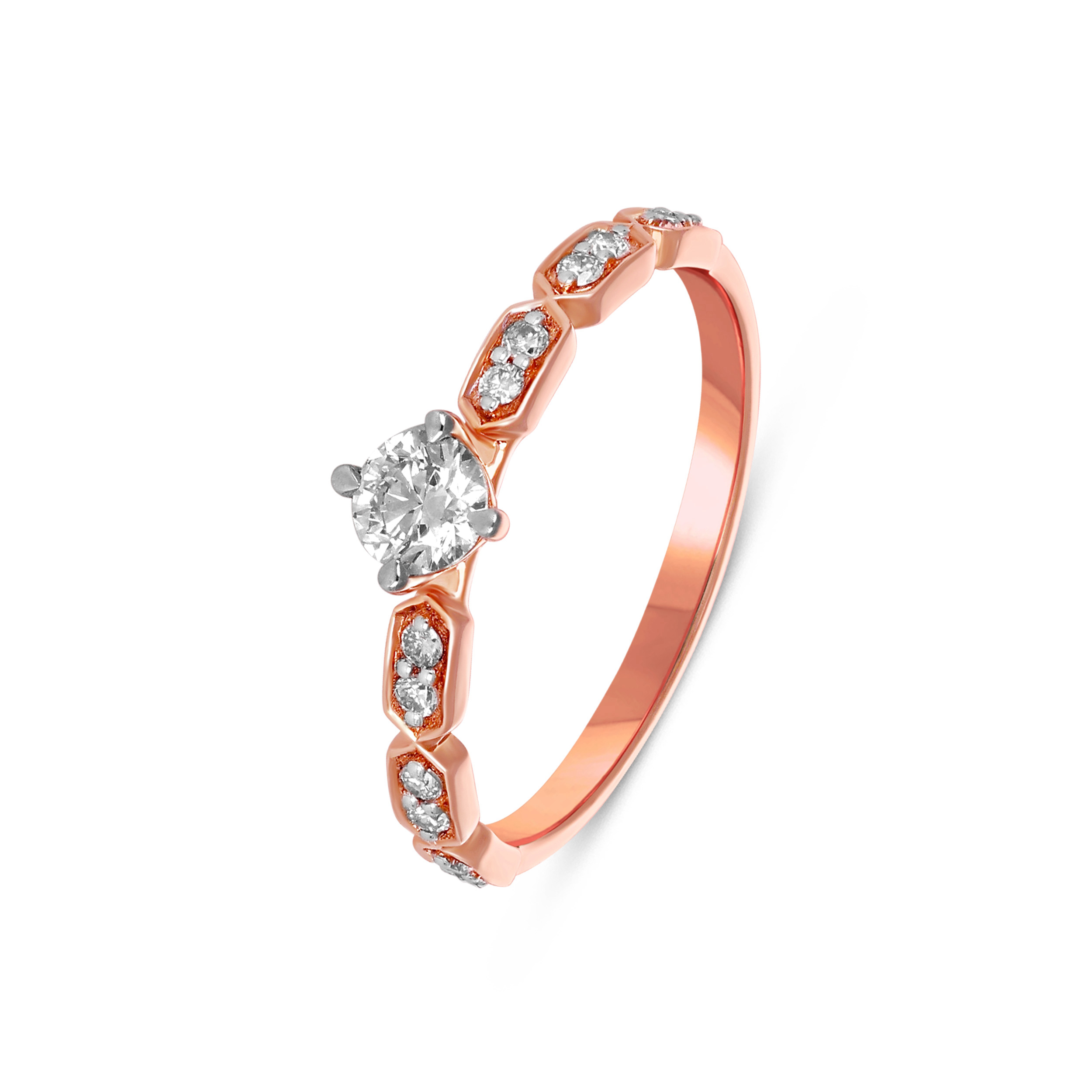 Entwined Sparkle Diamond Ring Set - Senco Gold and Diamonds