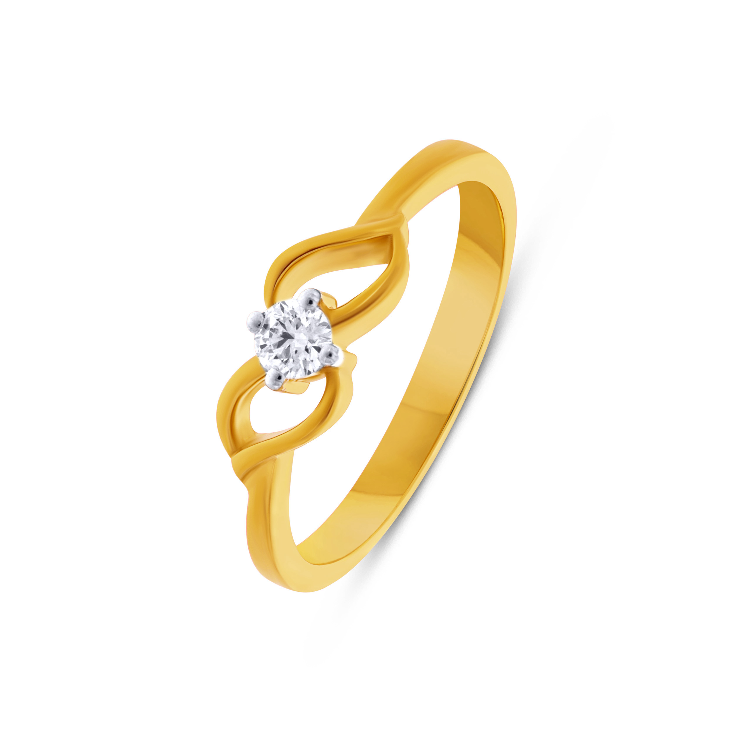 Infinity Bloom Solitaire Diamond Ring - Senco Gold and Diamonds
