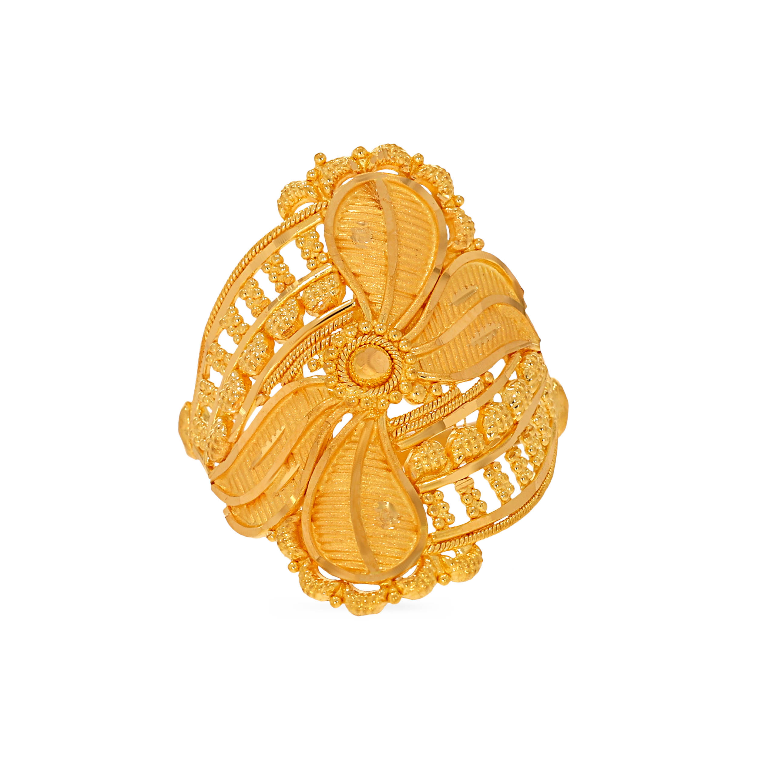 Artistic Filigree Gold Ring - Senco Gold and Diamonds