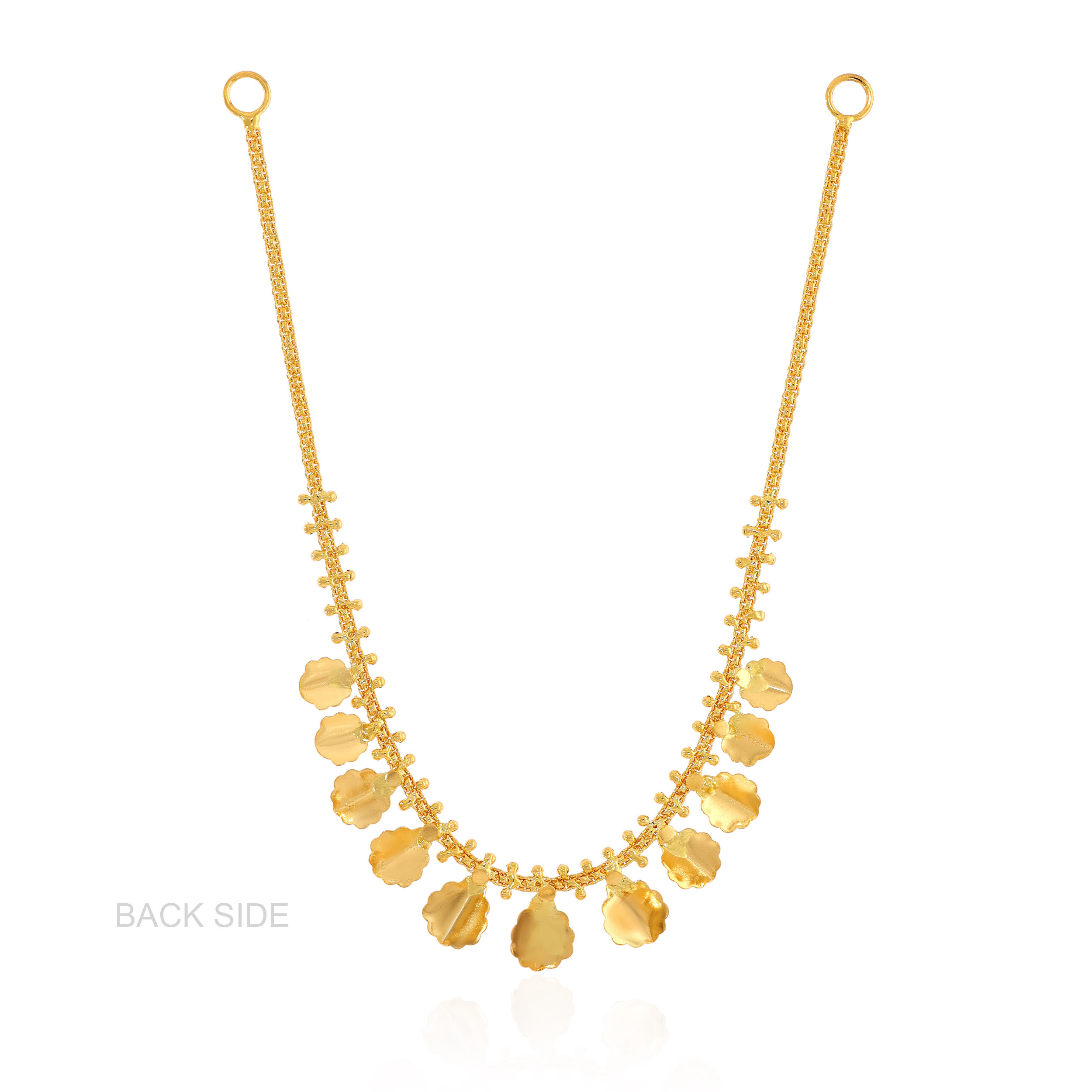 22K Yellow Gold Sleek Necklace-GN-D000709913 - Senco Gold and Diamonds