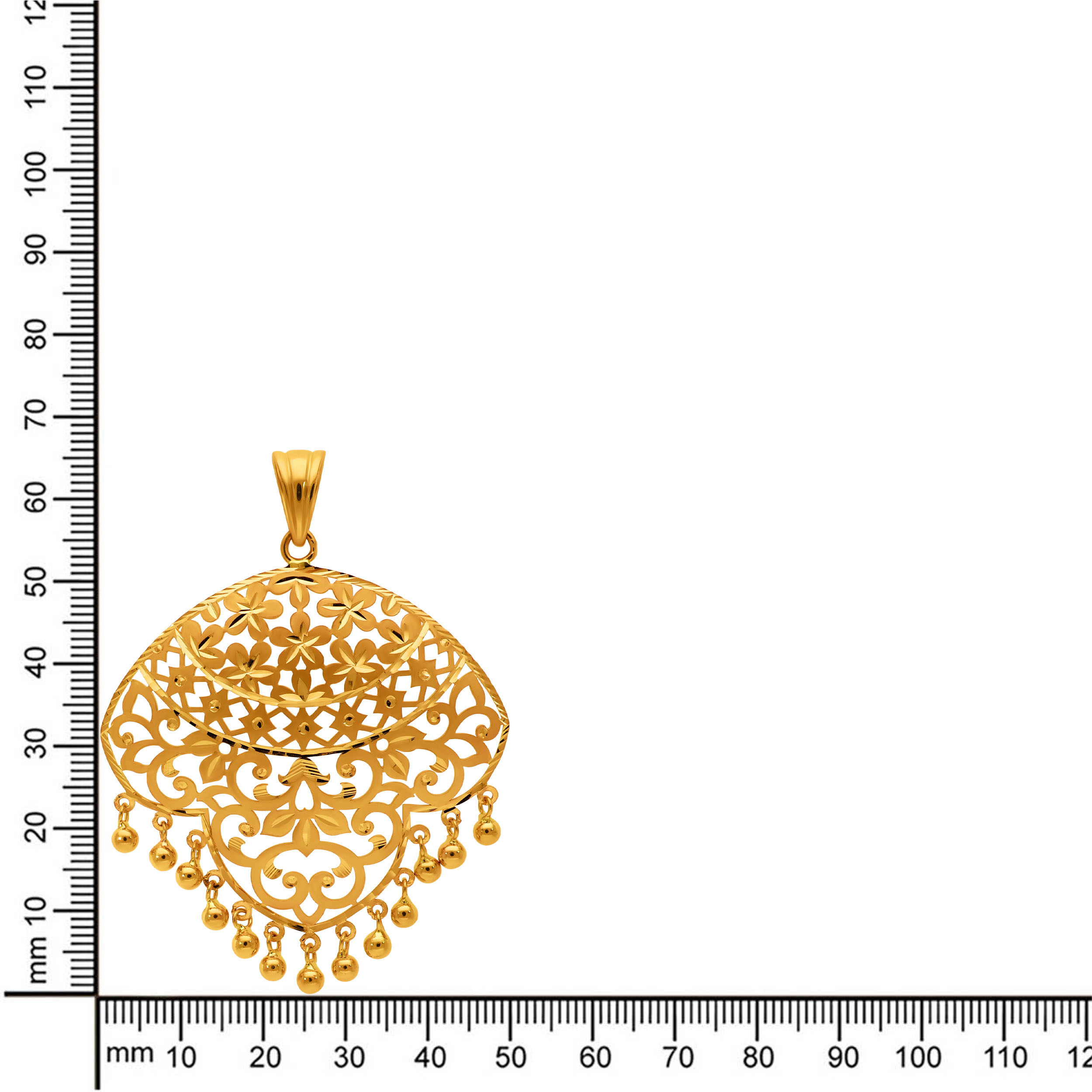 22K Yellow Gold Pendant-GPN-SAD0005656 - Senco Gold and Diamonds