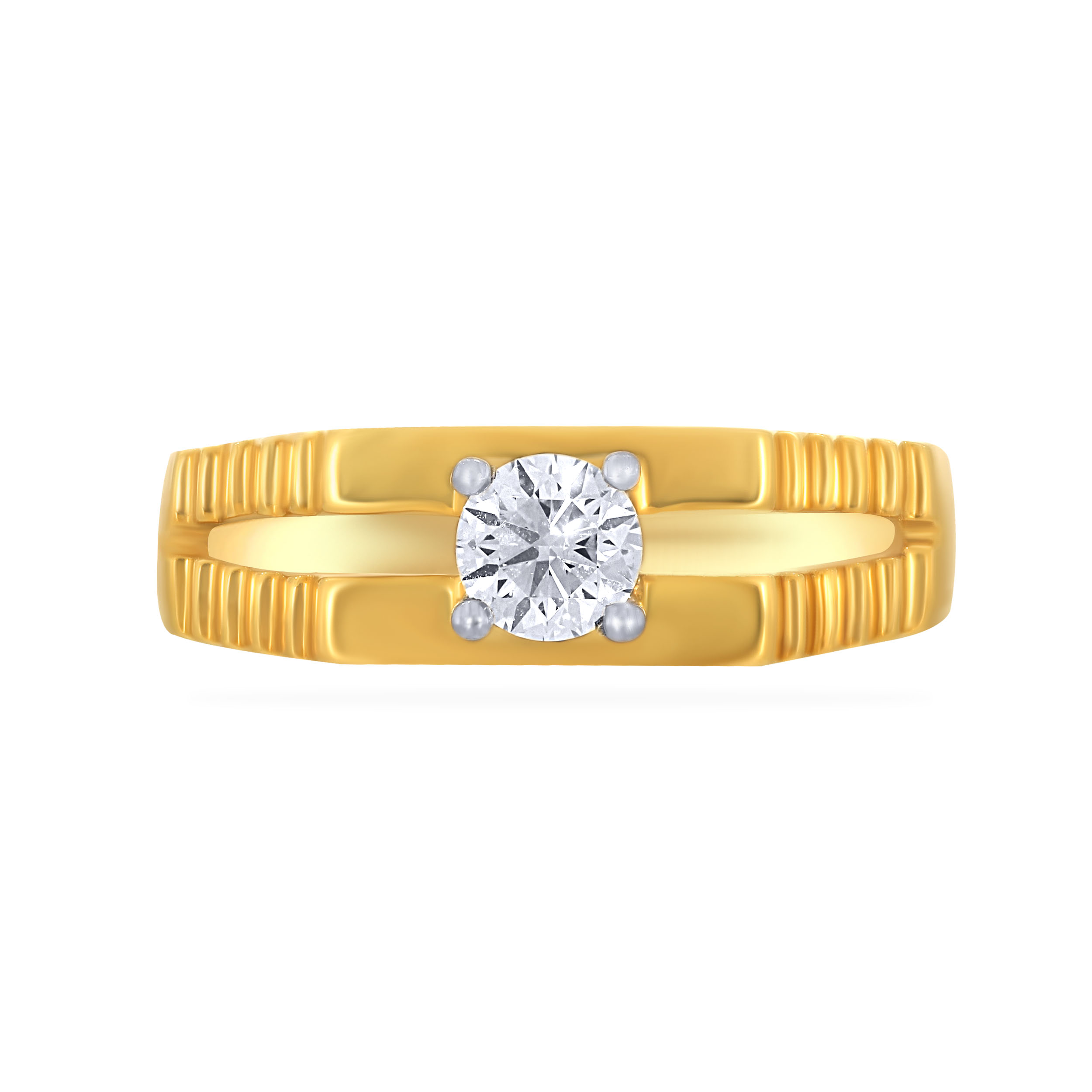 Sparkling Bond Men Solitaire Ring - Senco Gold and Diamonds