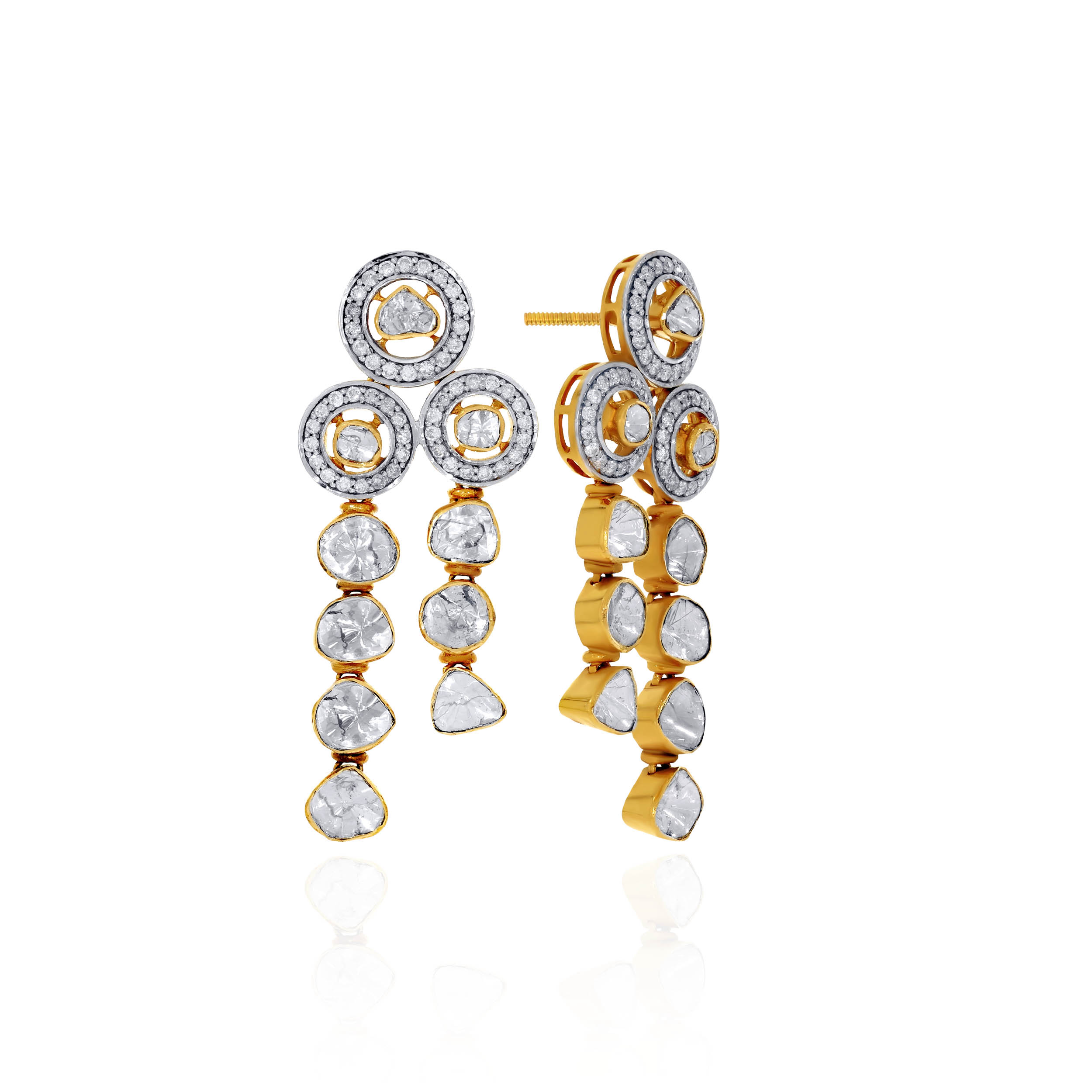 Shimmer Trail Diamond Earrings - Senco Gold and Diamonds