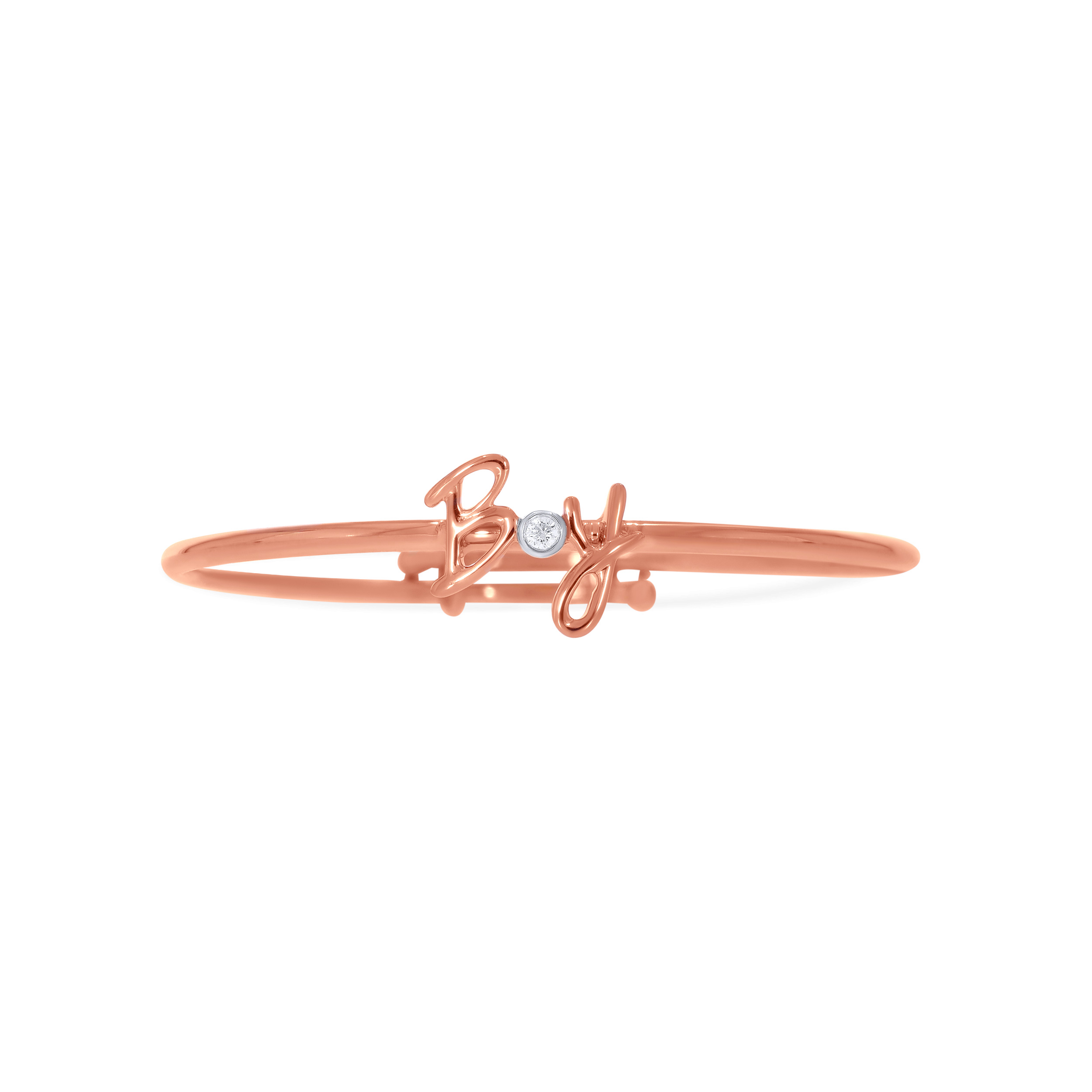 18K Rose Gold Kids Diamond Bracelet-DBR-D000790453 - Senco Gold and Diamonds