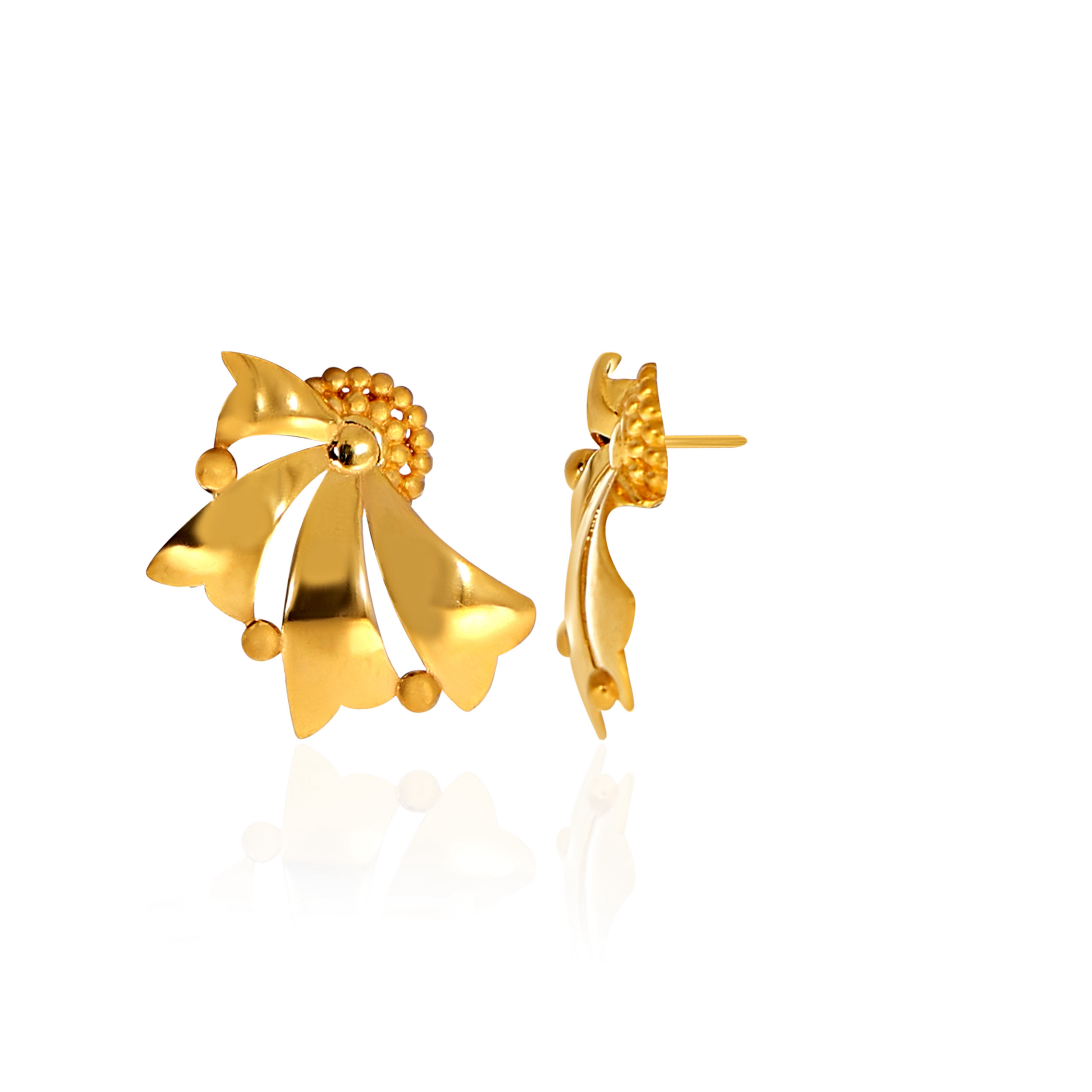 22K Yellow Gold Studs-GP-SAD0005744 - Senco Gold and Diamonds