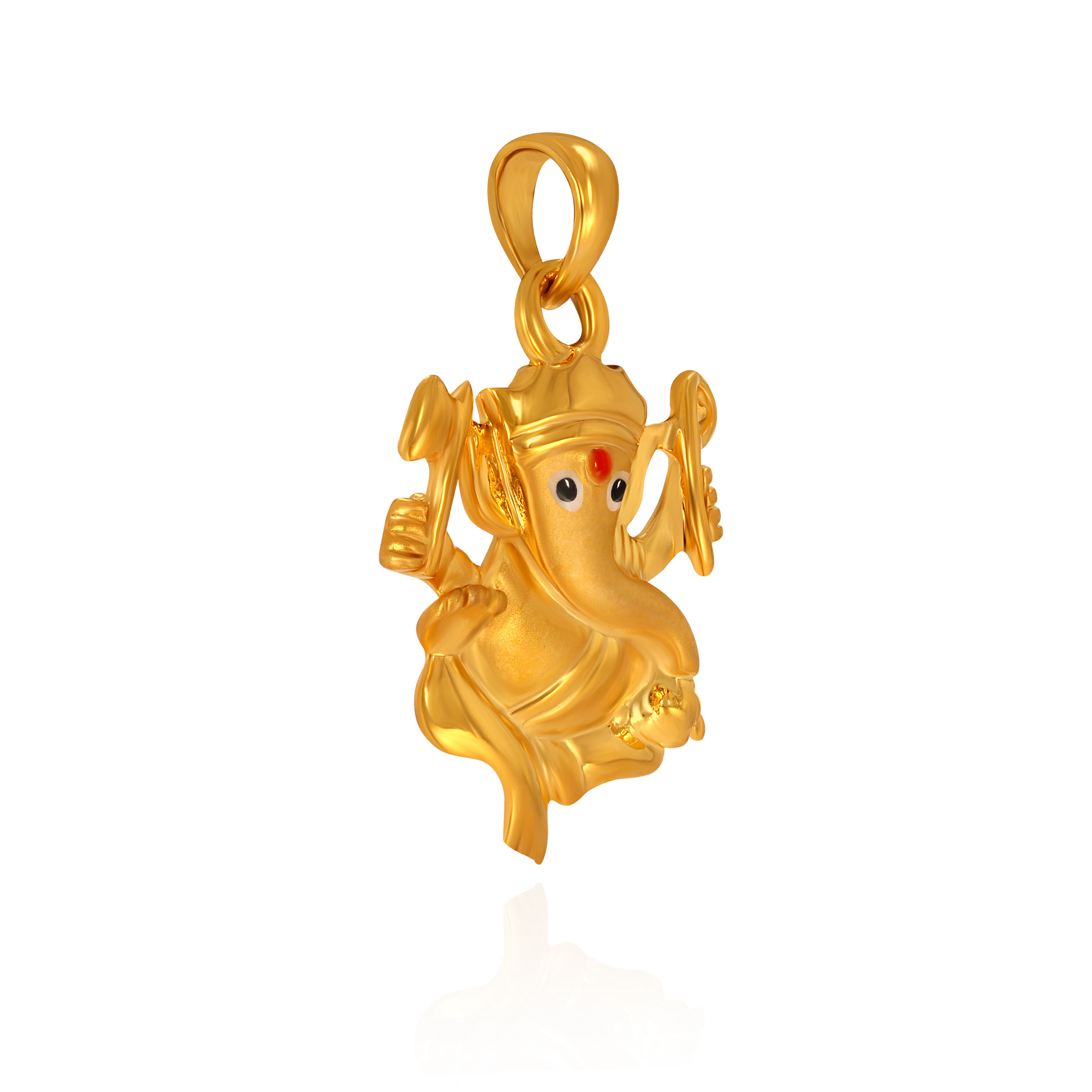 Radiant Baal Ganesh Gold Pendant - Senco Gold and Diamonds