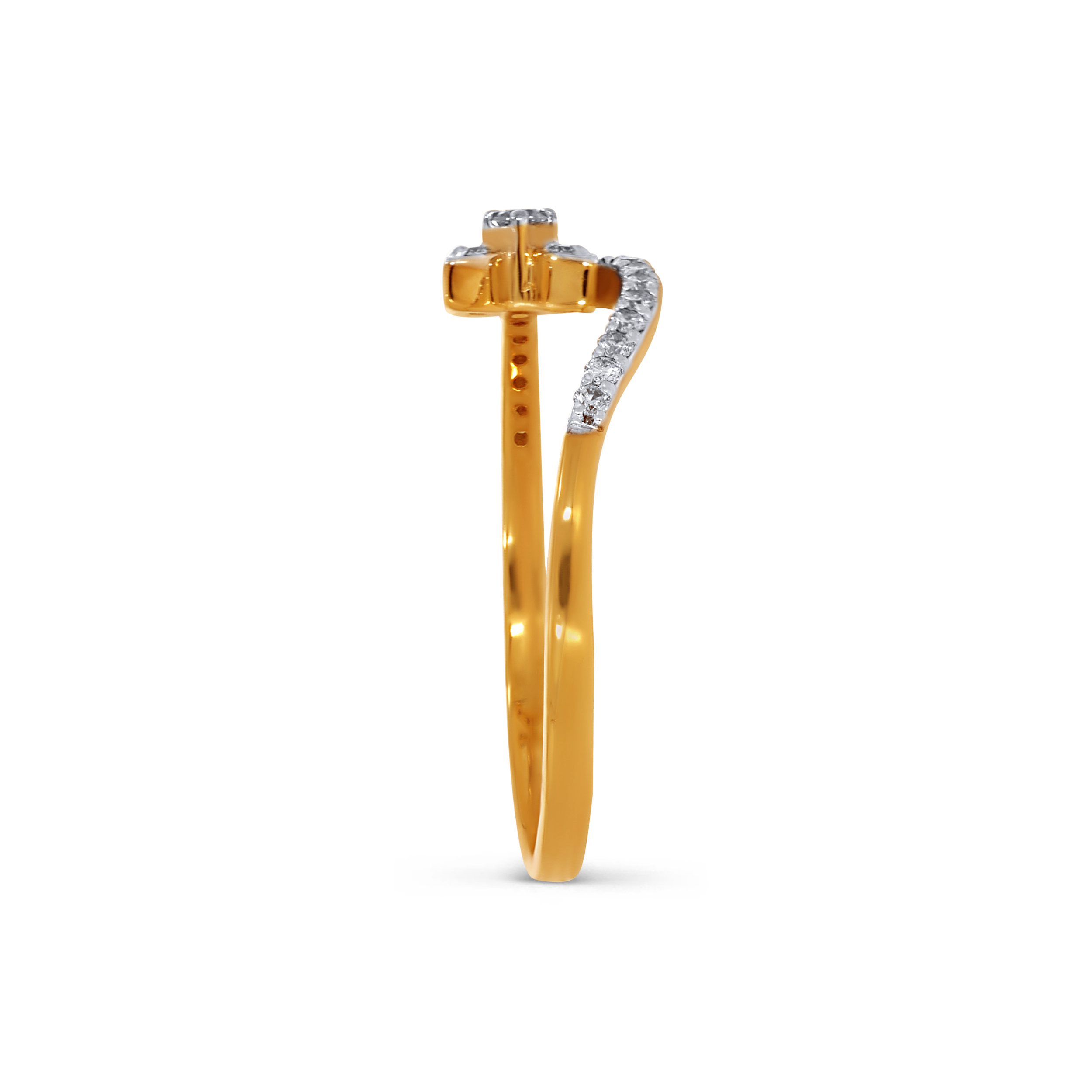 Petal Whisper Diamond Ring - Senco Gold and Diamonds