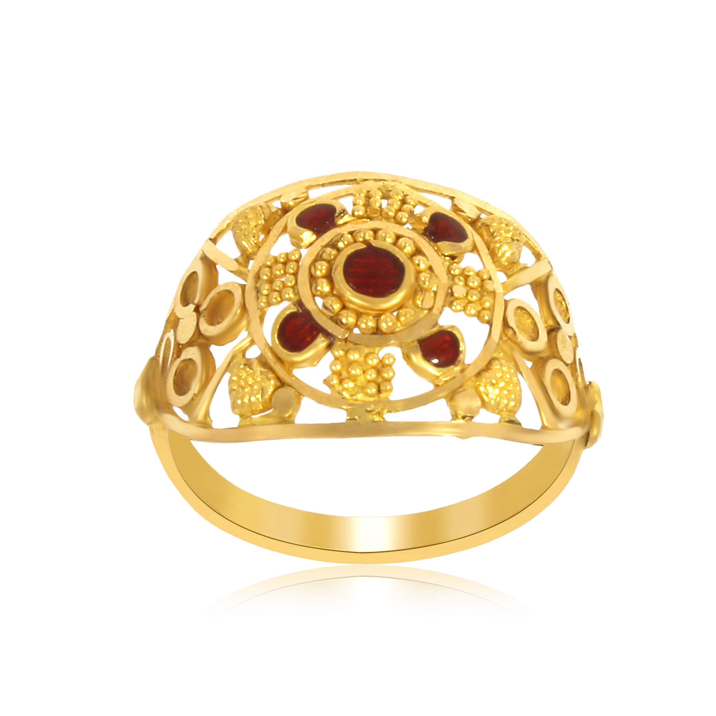 Elite Bloom Gold Ring - Senco Gold and Diamonds