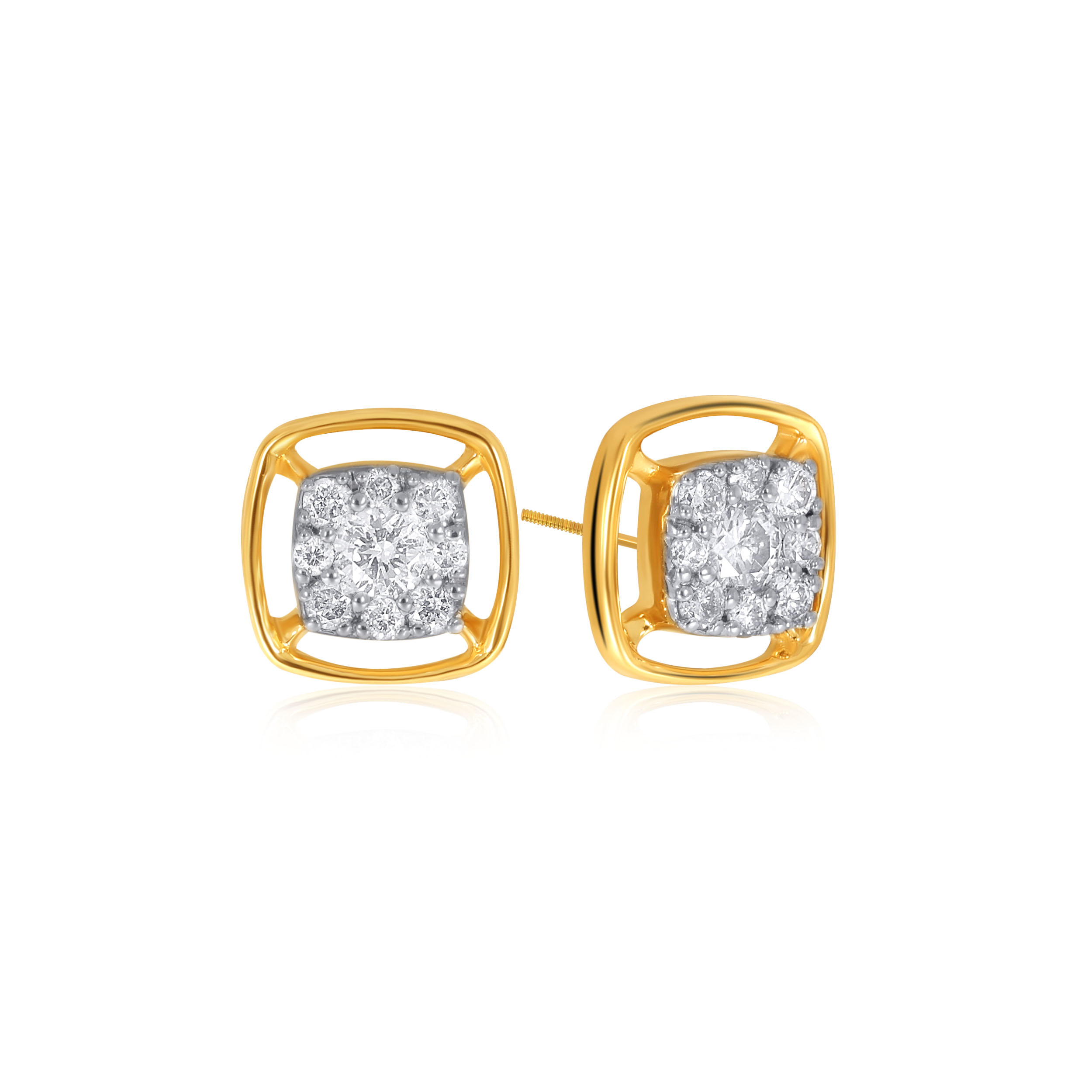 Classy Indulgence Diamond Studs - Senco Gold and Diamonds