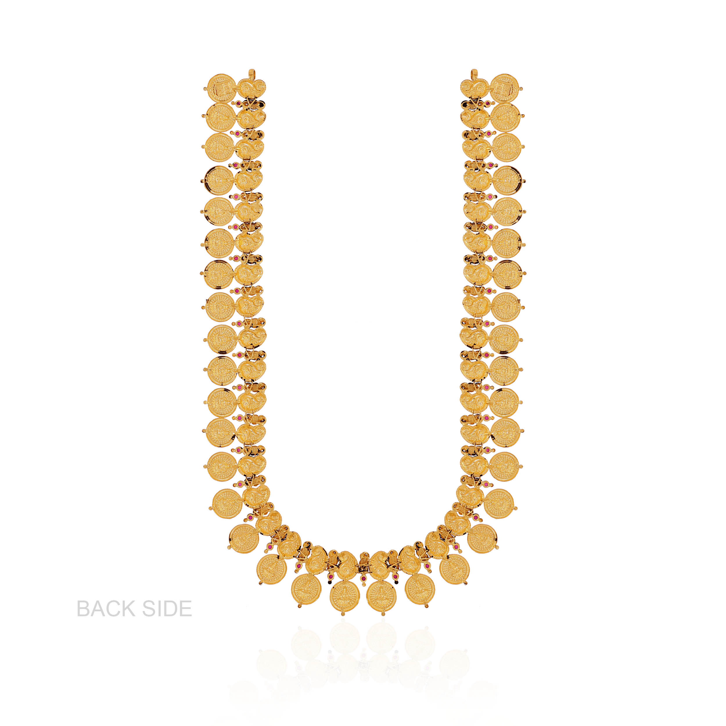 Graceful Devotion Antique Gold Long Necklace - Senco Gold and Diamonds