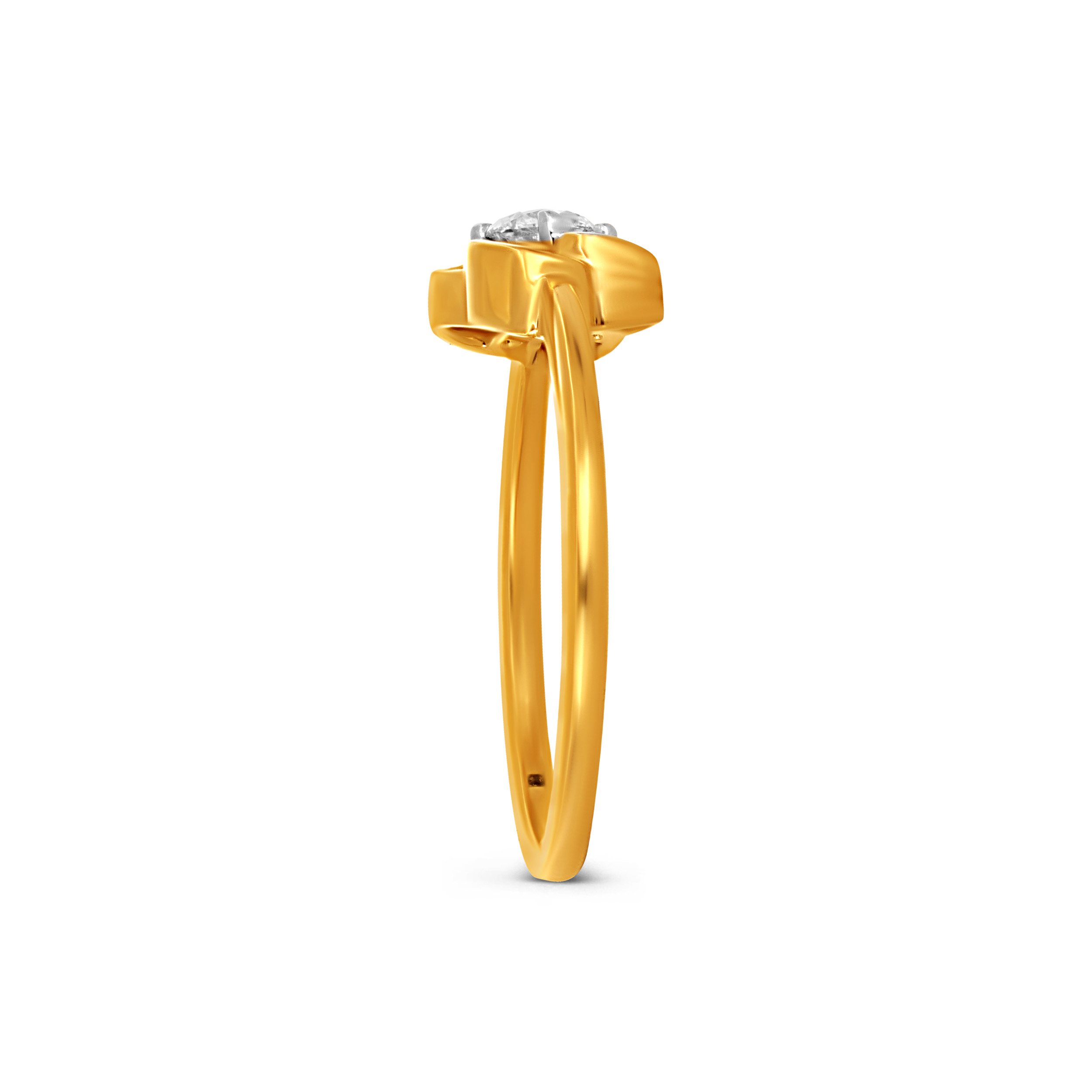 Aurielle Crown Solitaire Diamond Ring alternate view 2