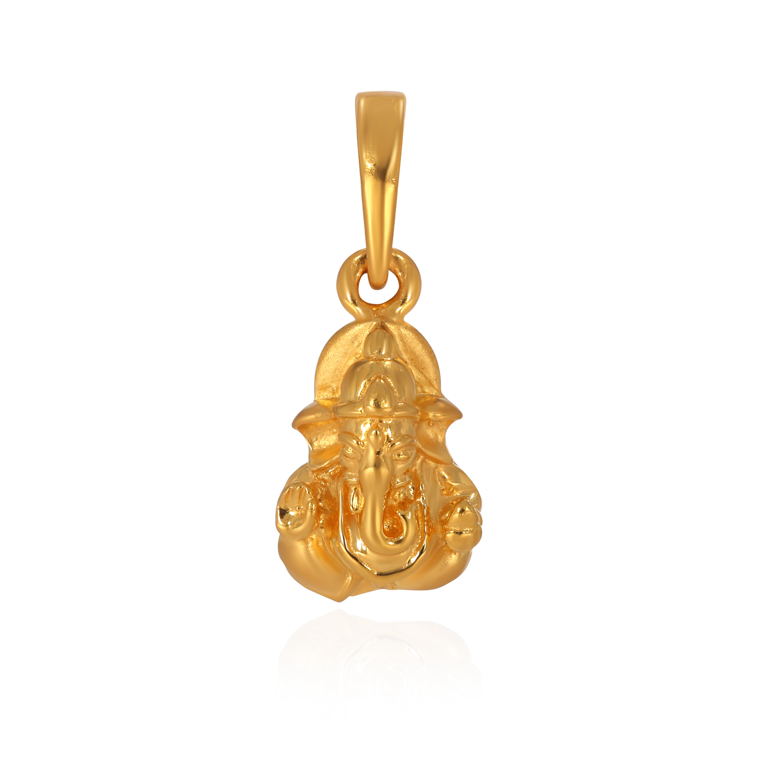 Faith & Fortune Ganesha Gold Pendant - Senco Gold and Diamonds