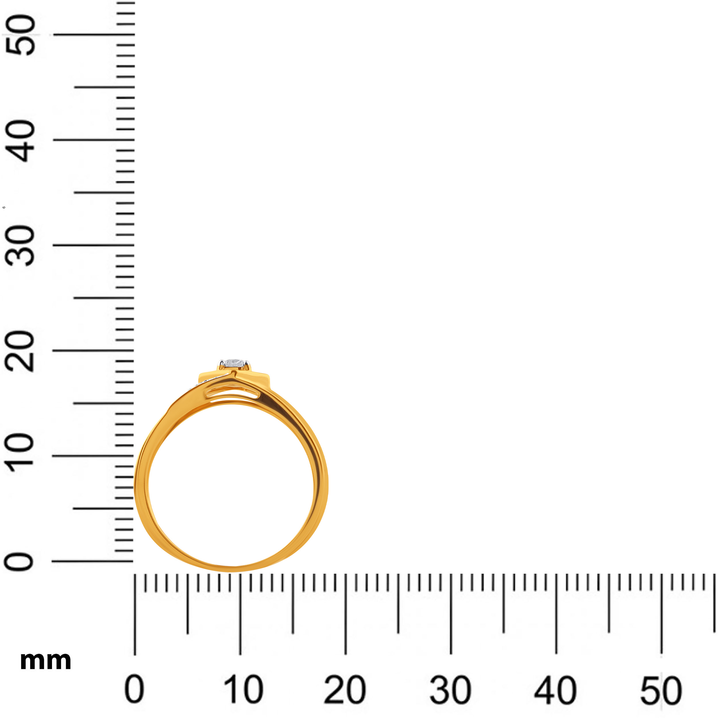 18K Yellow Gold Men Solitaire Ring-DGR-D000760643 - Senco Gold and Diamonds