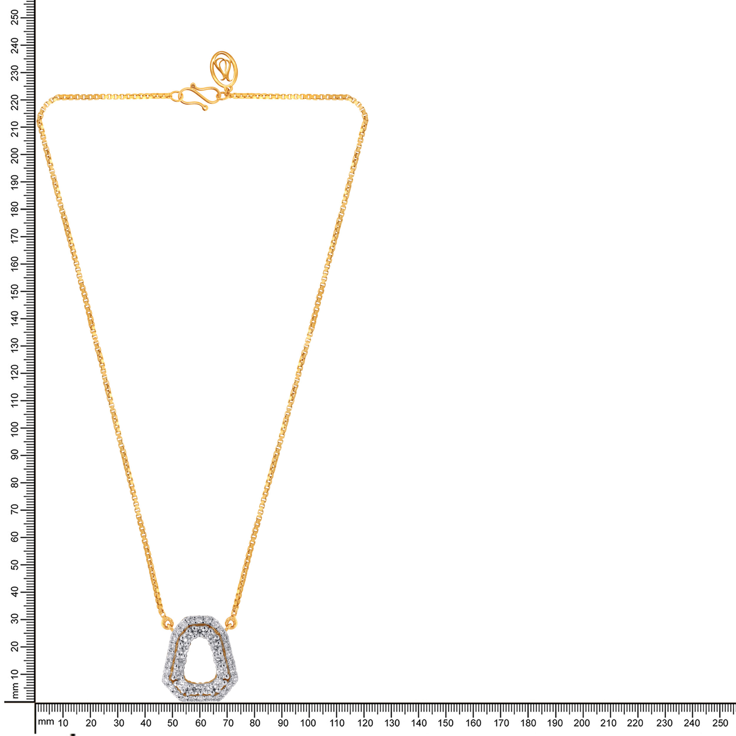 Luminous Gleam Diamond Chain Pendant - Senco Gold and Diamonds