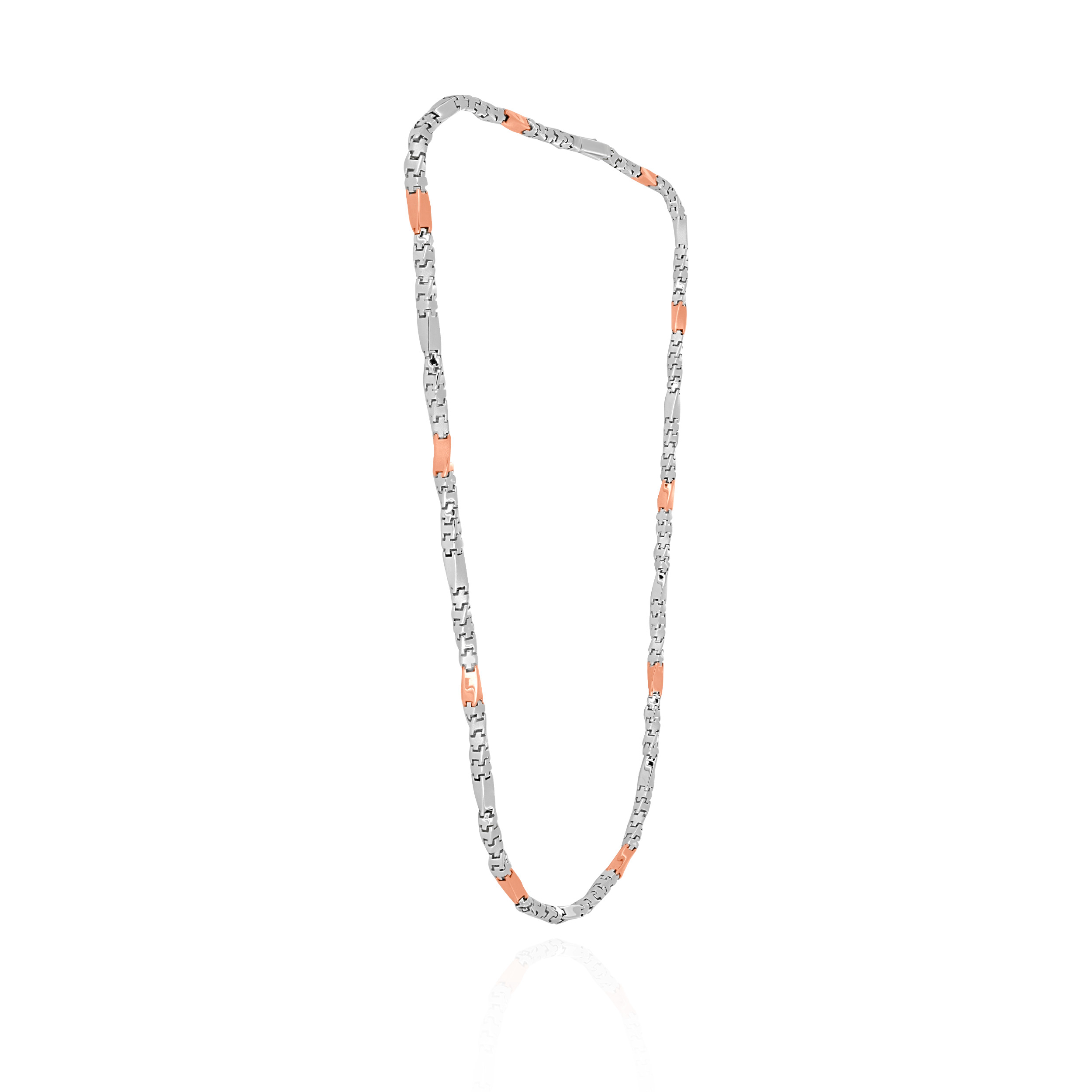 Dualis Verve Men's Platinum Chain - Senco Gold and Diamonds