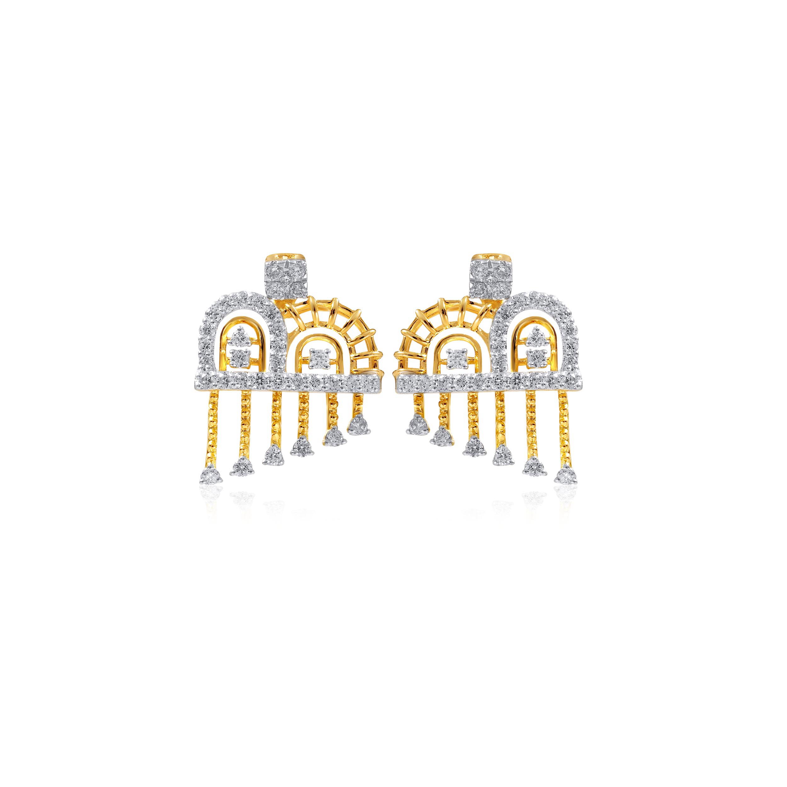 Majestic Gleam Diamond Studs - Senco Gold and Diamonds