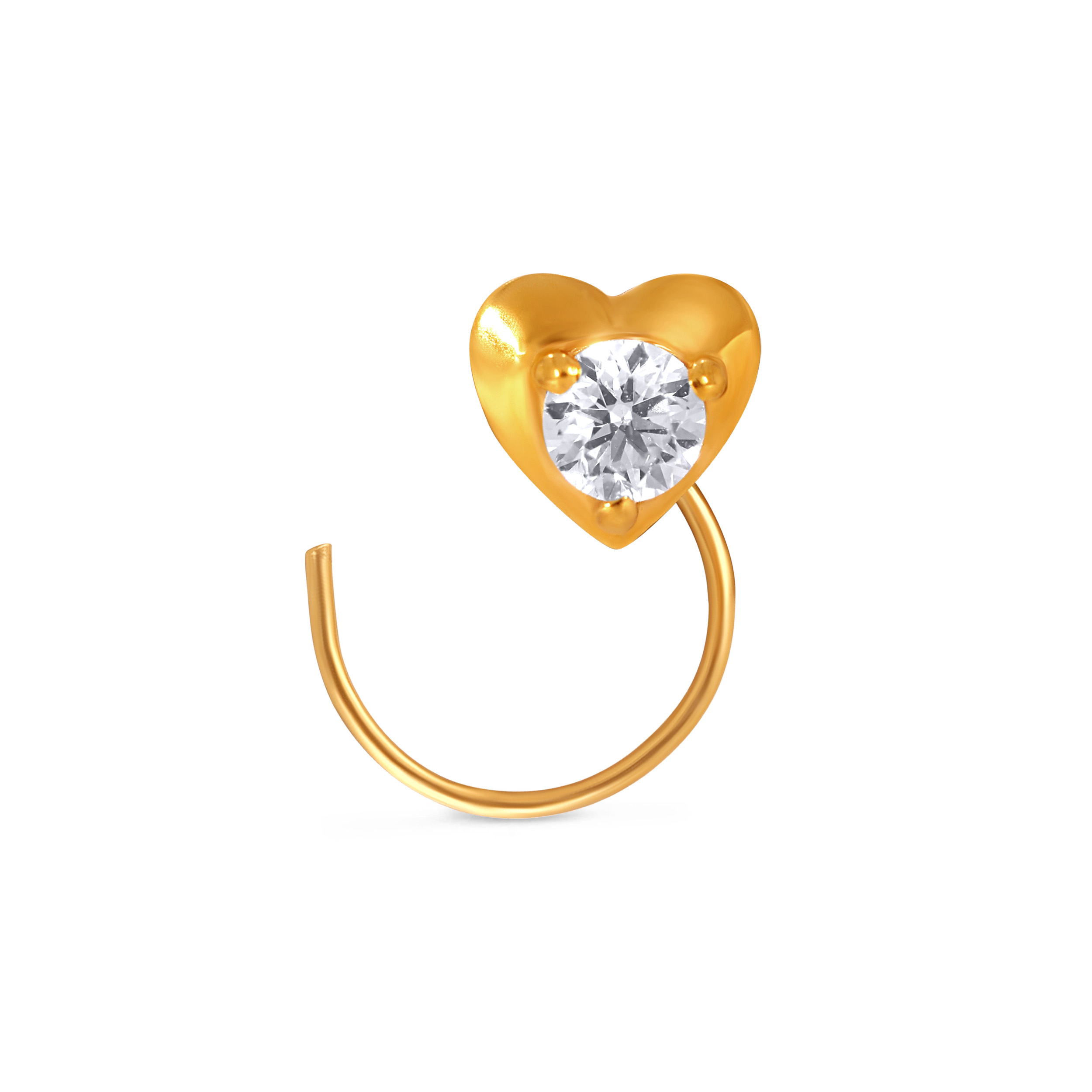 22K Yellow Gold Nose Pin - Jewellery - GNP-D000552057 - Senco Gold and Diamonds