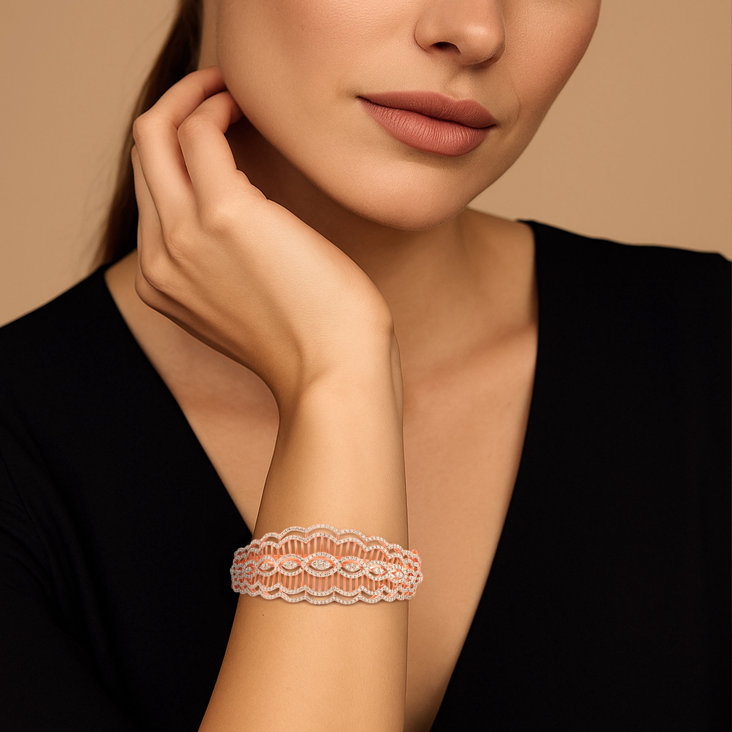Lustrous Marquise Diamond Bracelet - Senco Gold and Diamonds