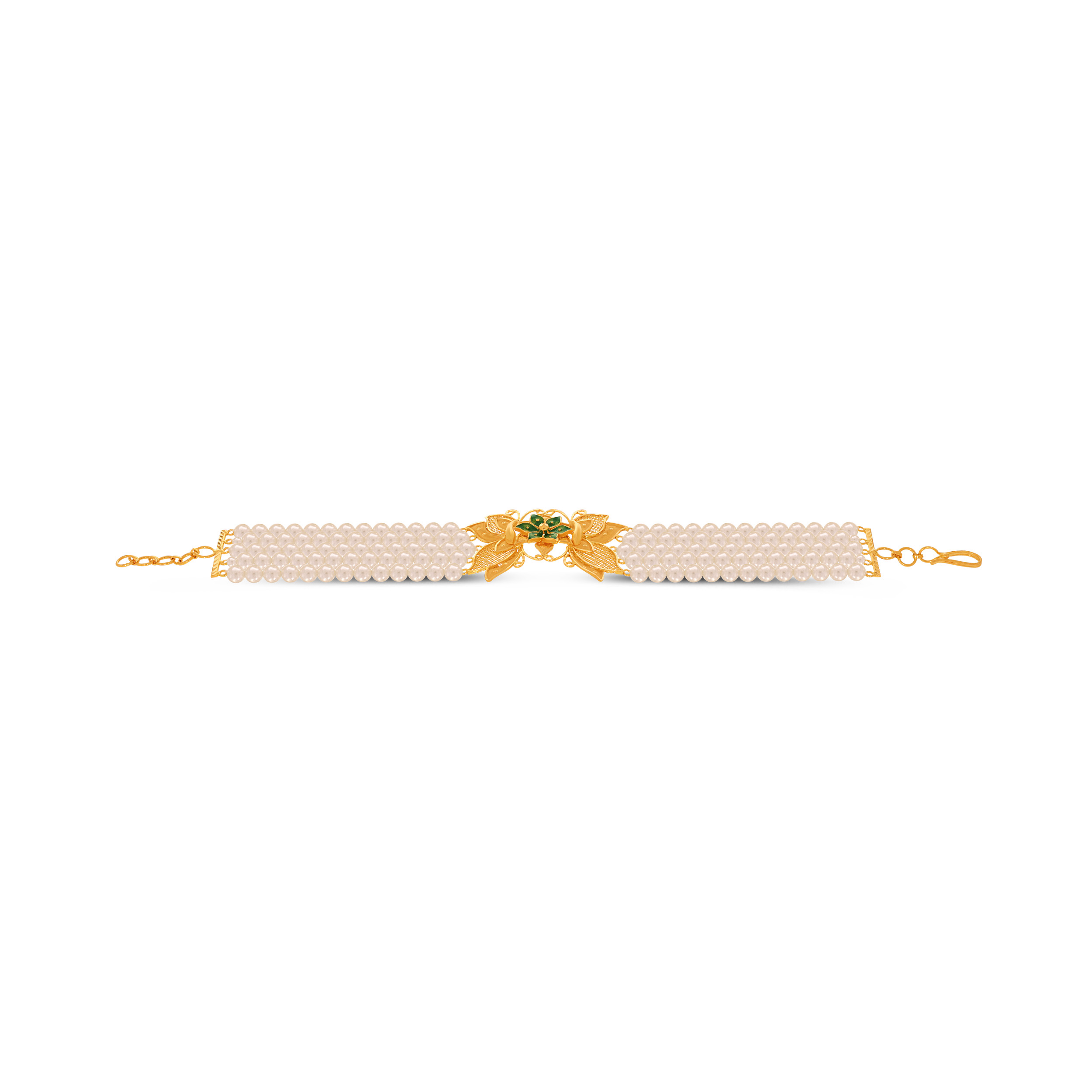Pearl Garland Gold Mantasha - Senco Gold and Diamonds