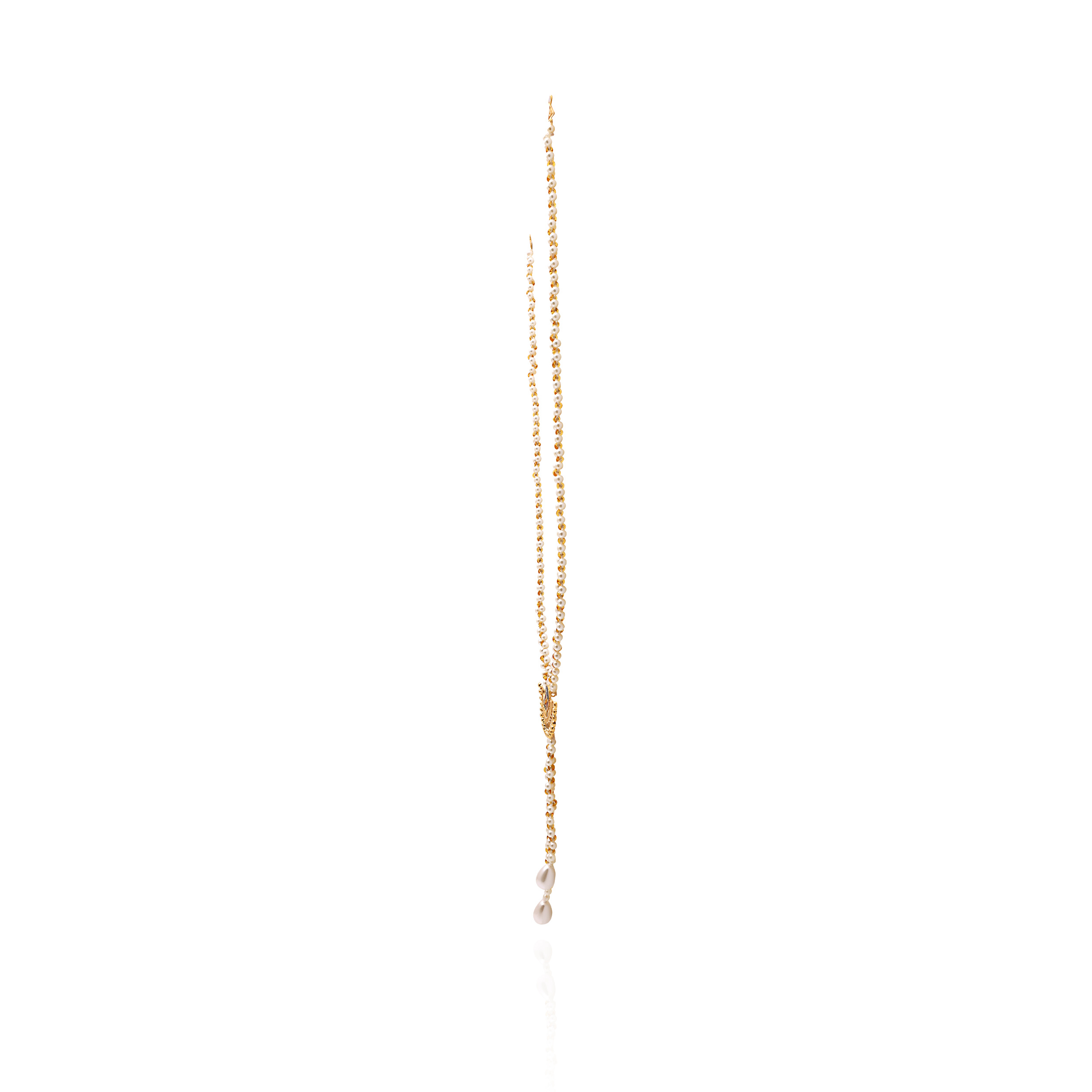 Peacock Pearl Gold Necklace - Senco Gold and Diamonds