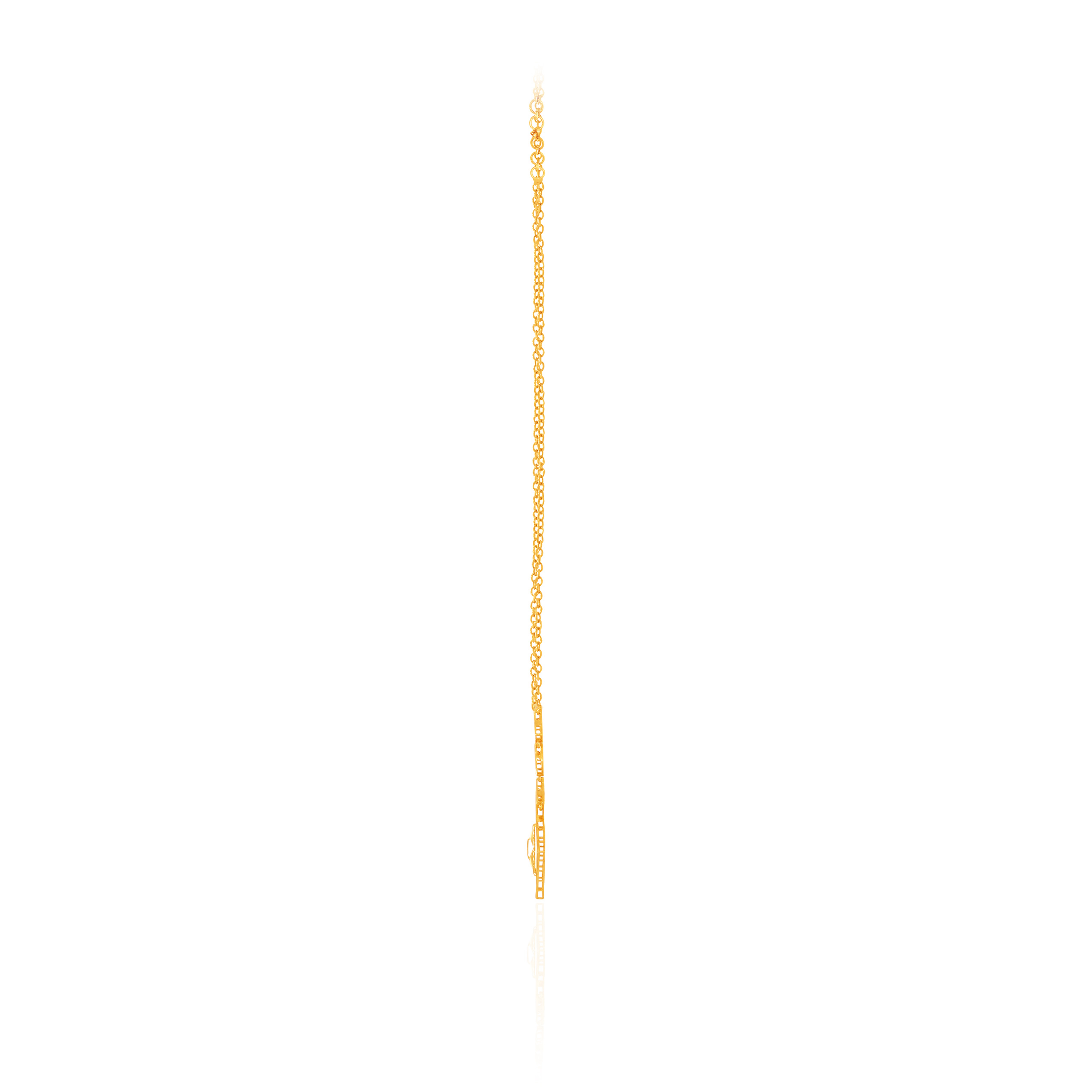 18K Yellow Gold Chain Pendant-GPN-D000777473 - Senco Gold and Diamonds