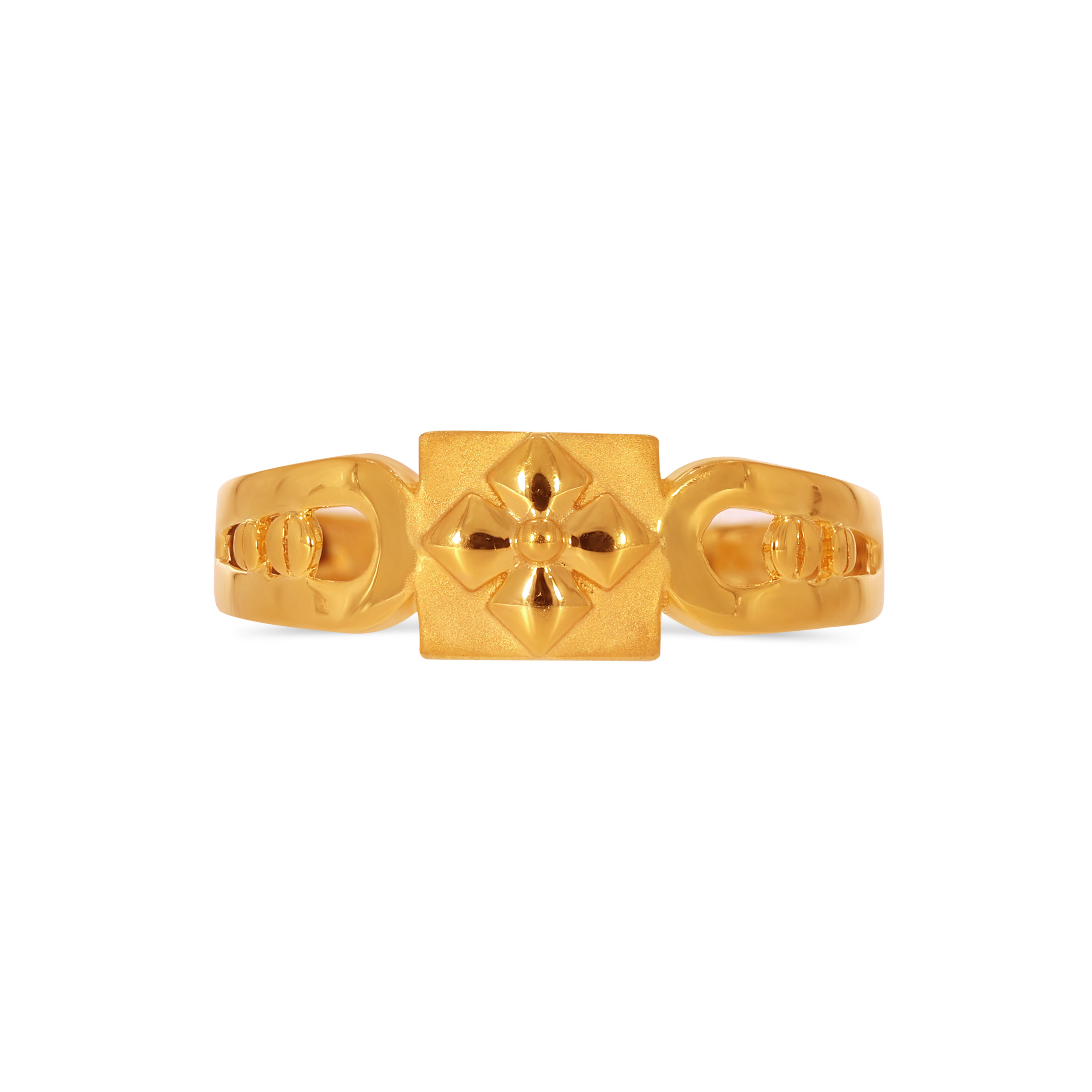 Finesse Square Men's Gold Ring - Senco Gold and Diamonds