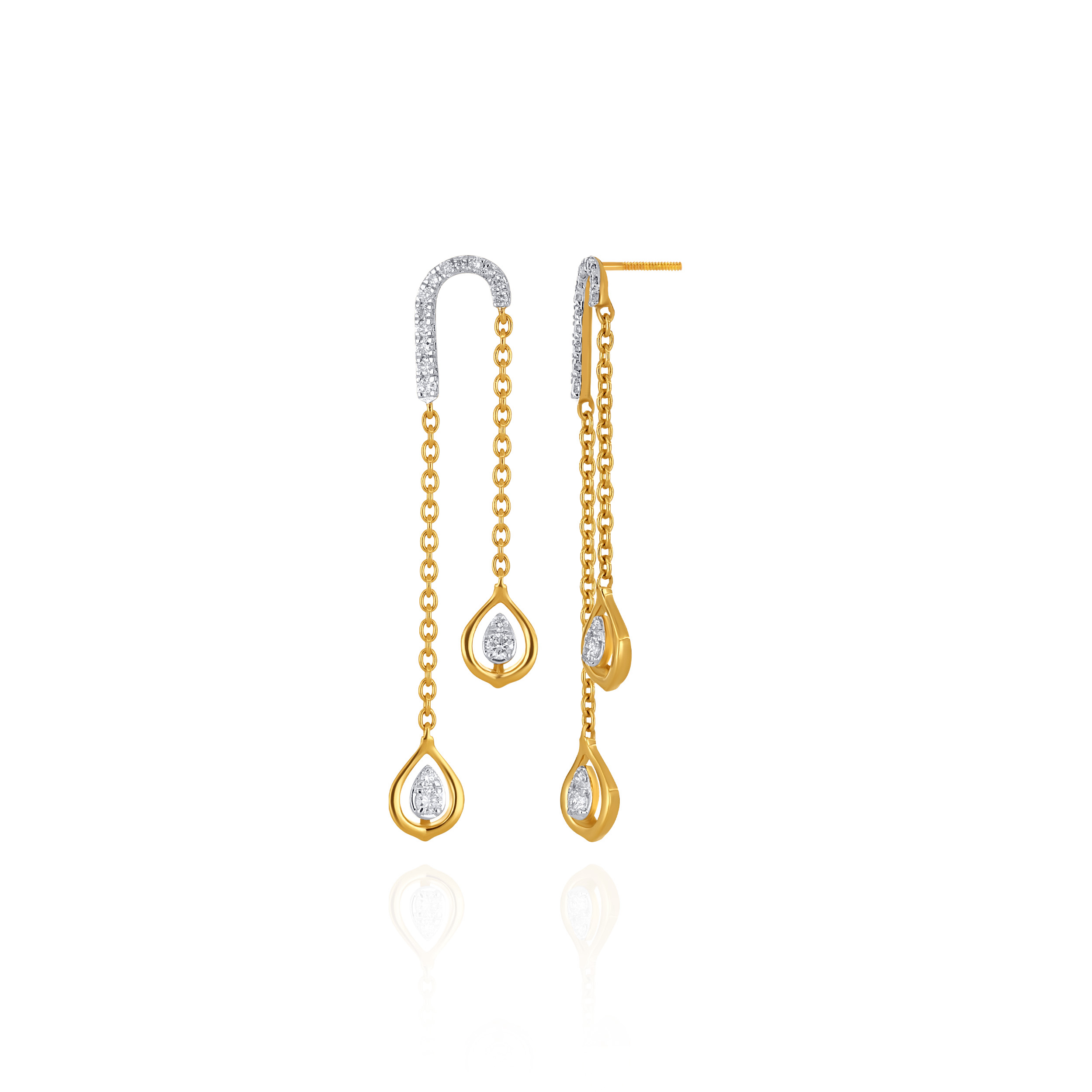 Dewlit Spark Diamond Earrings - Senco Gold and Diamonds